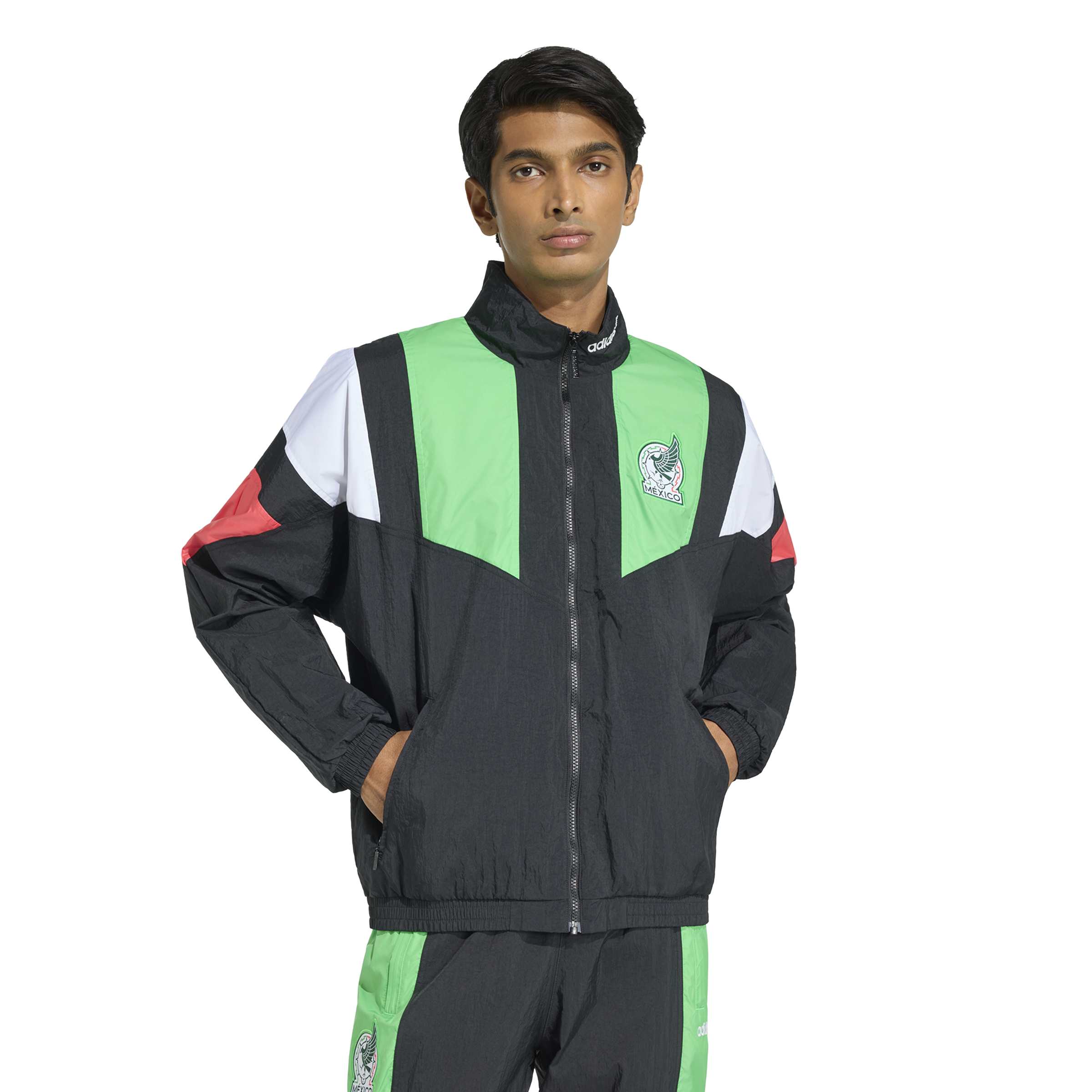 Adidas Mexico EQT Trainingsjack Zwart Groen Wit Rood Adidas Mexico EQT Trainingsjack Zwart Groen Wit Rood