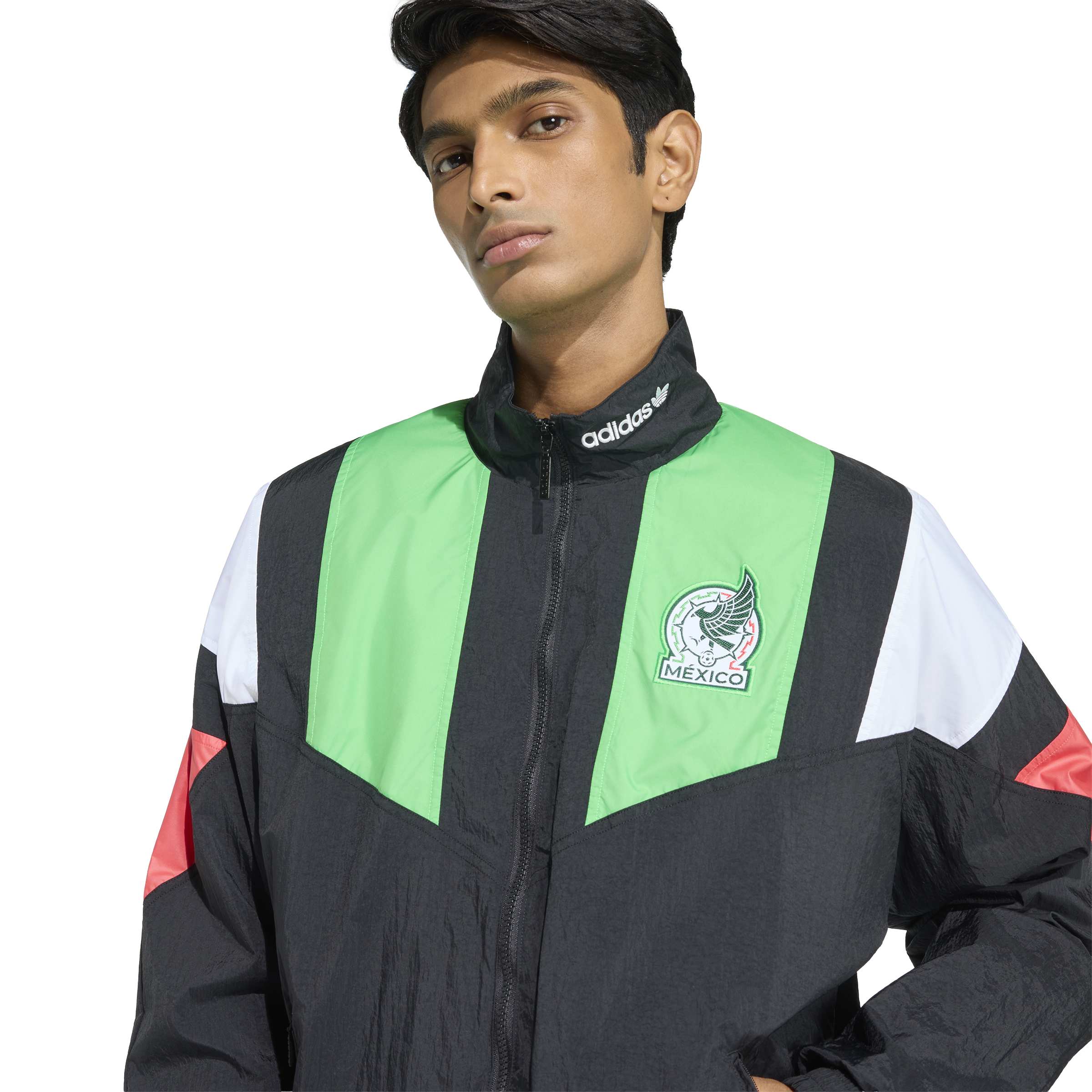 Adidas Mexico EQT Trainingsjack Zwart Groen Wit Rood Adidas Mexico EQT Trainingsjack Zwart Groen Wit Rood - Afbeelding 3