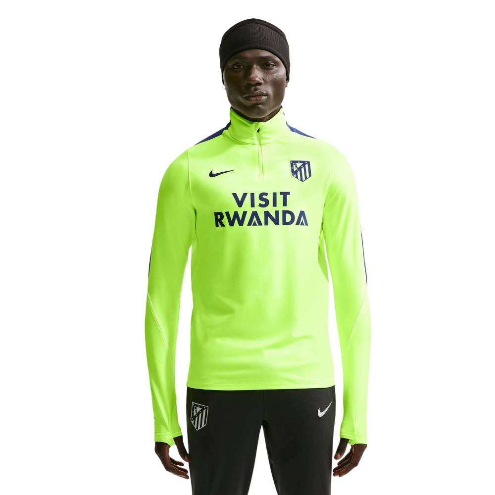 Nike Atletico Madrid Strike Trainingspak 1/4-Zip 2026-2027 Neongroen Zwart Donkerblauw Wit Nike Atletico Madrid Strike Trainingspak 1/4-Zip 2026-2027 Neongroen Zwart Donkerblauw Wit - Afbeelding 5