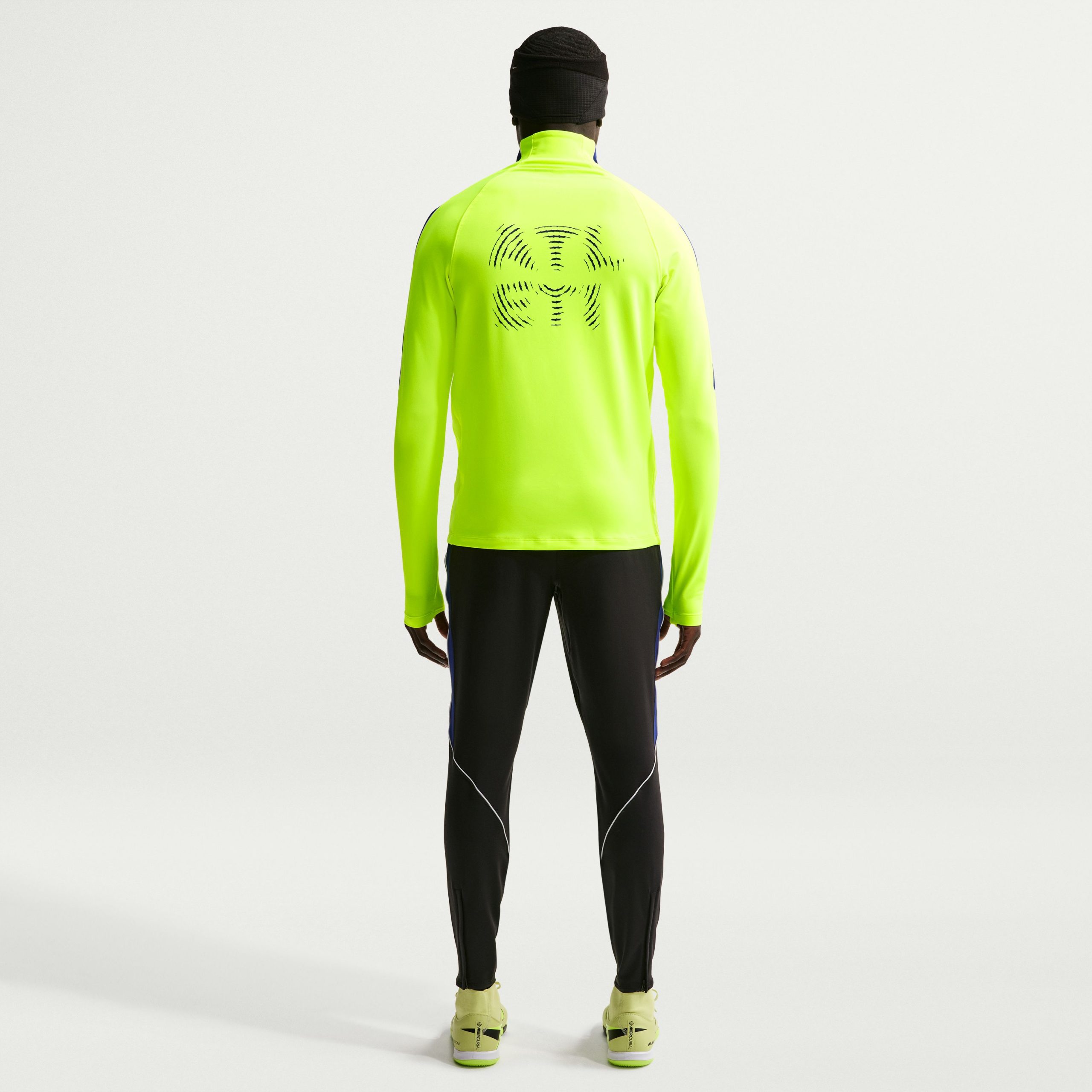 Nike Atletico Madrid Strike Trainingspak 1/4-Zip 2026-2027 Neongroen Zwart Donkerblauw Wit Nike Atletico Madrid Strike Trainingspak 1/4-Zip 2026-2027 Neongroen Zwart Donkerblauw Wit - Afbeelding 2