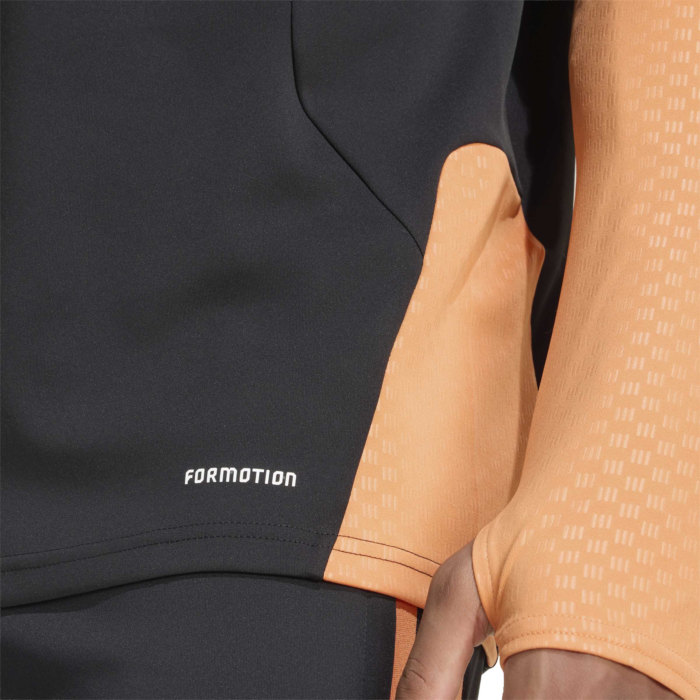 Adidas Arsenal Trainingstrui 1/4-Zip 2026-2027 Zwart Oranje Adidas Arsenal Trainingstrui 1/4-Zip 2026-2027 Zwart Oranje - Afbeelding 4