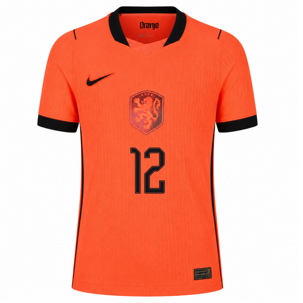 Nike Nederland Wieffer 12 Thuisshirt Authentic 2026-2028 Kids Nike Nederland Wieffer 12 Thuisshirt Authentic 2026-2028 Kids - Afbeelding 2