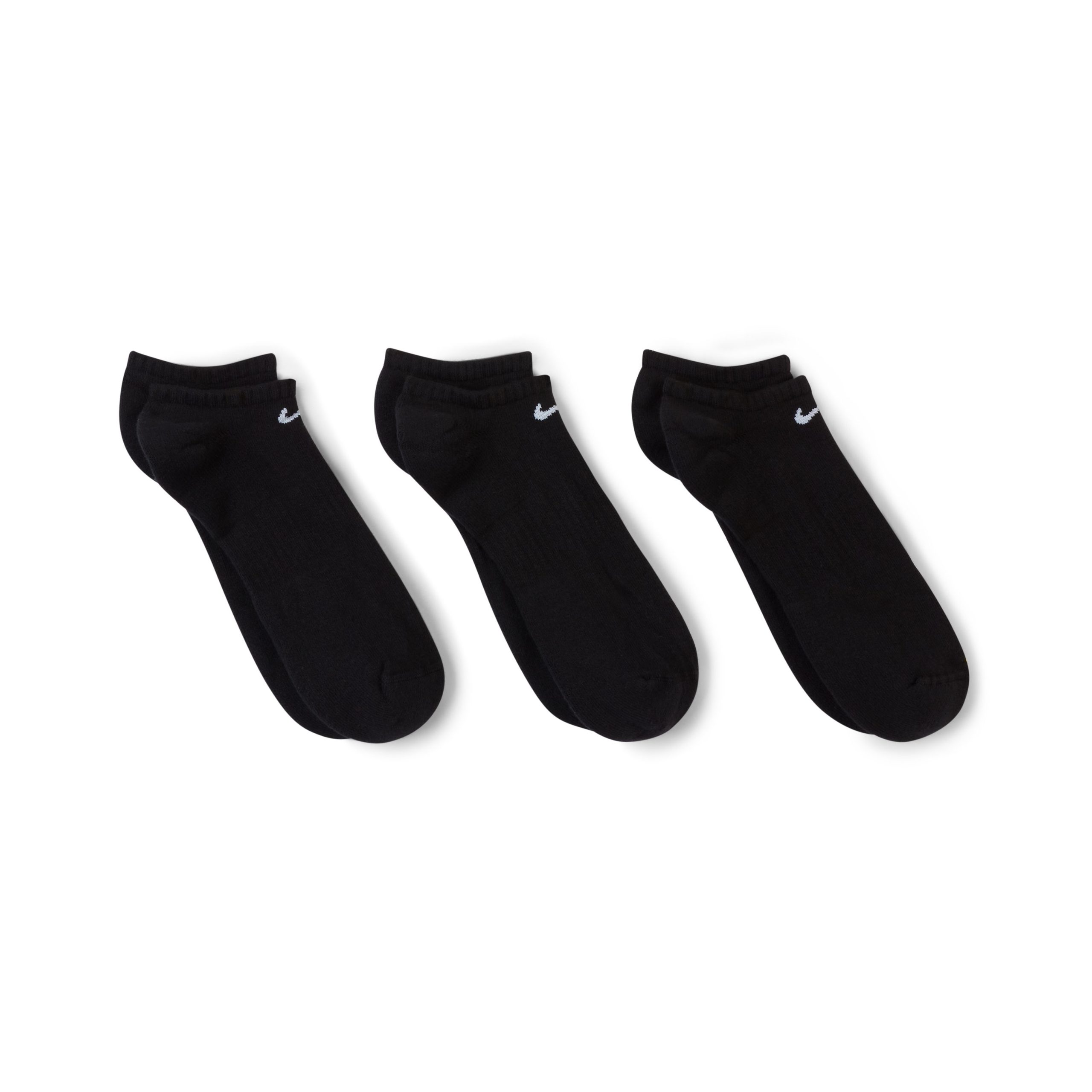 Nike Everyday Cushioned No-Show Sokken 3-Pack Zwart Wit Nike Everyday Cushioned No-Show Sokken 3-Pack Zwart Wit - Afbeelding 4