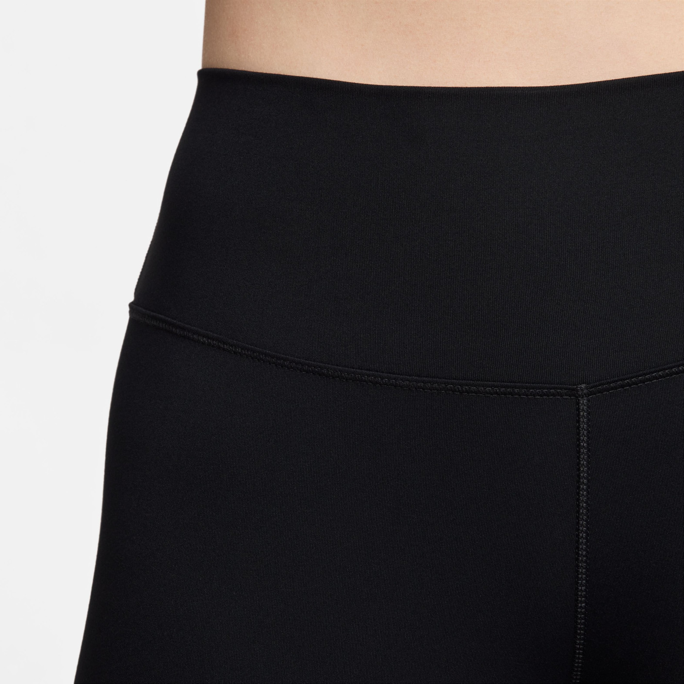 Nike One Sportlegging Dames Zwart Wit Nike One Sportlegging Dames Zwart Wit - Afbeelding 4