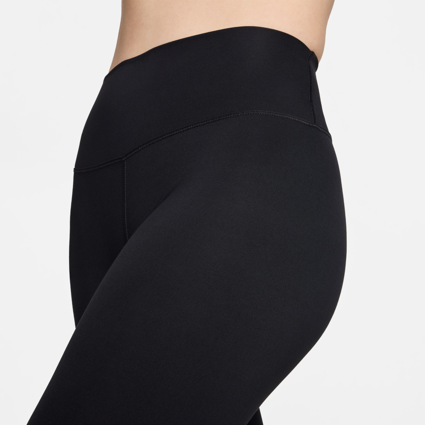 Nike One Sportlegging Dames Zwart Wit Nike One Sportlegging Dames Zwart Wit - Afbeelding 5