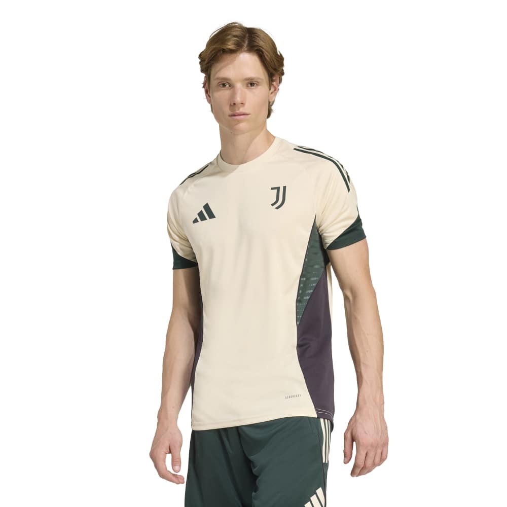 Adidas Juventus Trainingsset Europees 2025-2026 Beige Groen Zwart Adidas Juventus Trainingsset Europees 2025-2026 Beige Groen Zwart - Afbeelding 2