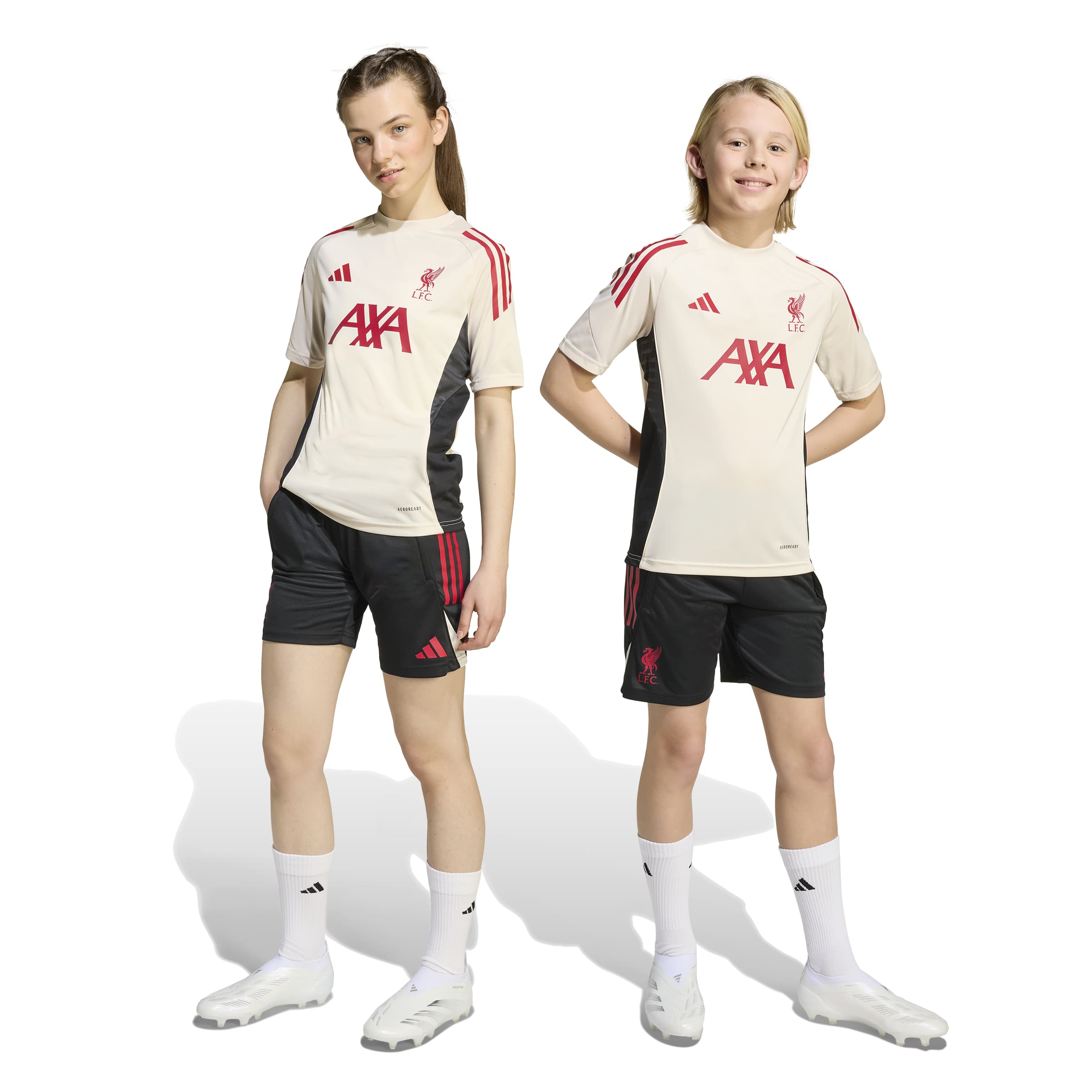 Adidas Liverpool Trainingsshirt 2025-2026 Kids Wit Rood Zwart Adidas Liverpool Trainingsshirt 2025-2026 Kids Wit Rood Zwart - foto 6