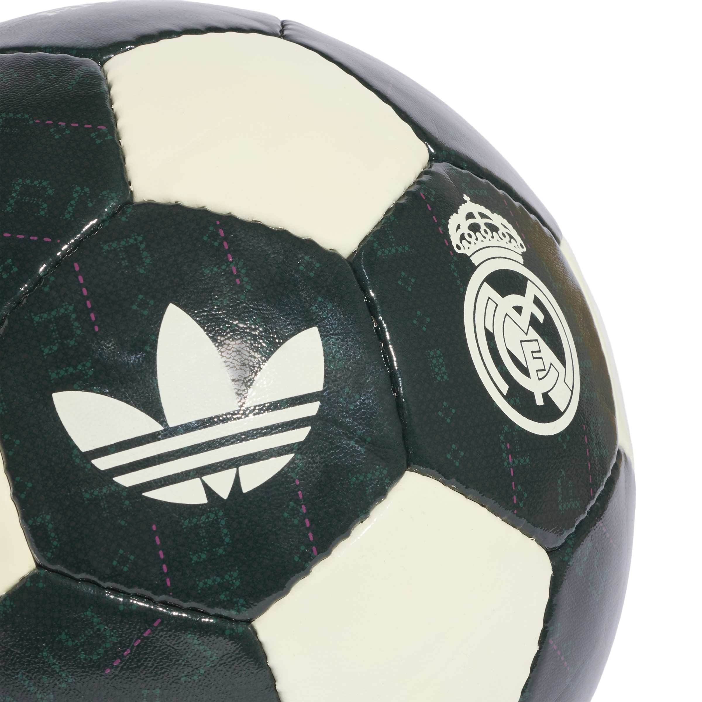Adidas Real Madrid Originals Club Voetbal Maat 5 Donkergroen Wit Adidas Real Madrid Originals Club Voetbal Maat 5 Donkergroen Wit - Afbeelding 3