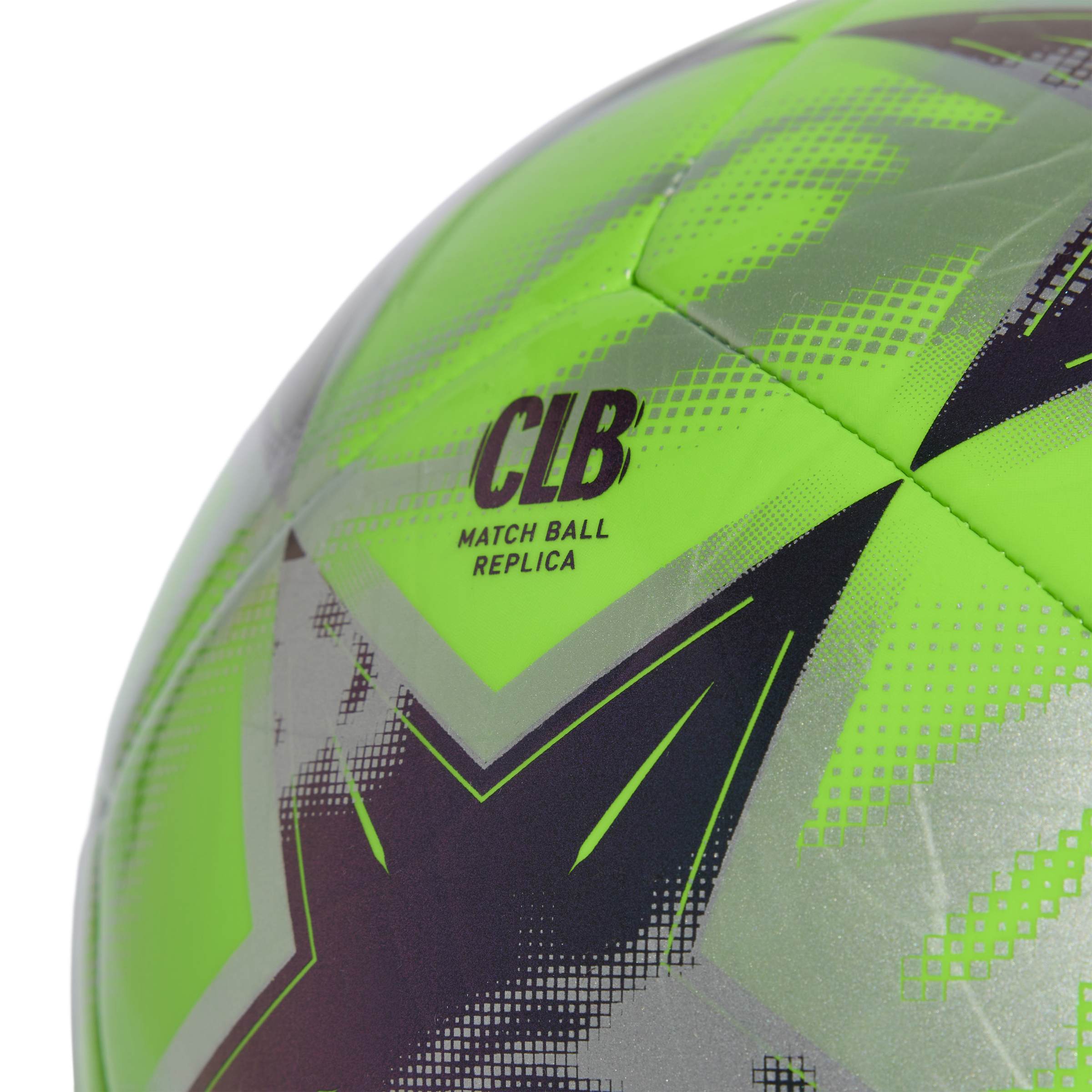 Adidas UEFA Champions League Club Voetbal Maat 5 2026-2027 Zilvergrijs Zwart Felgroen Adidas UEFA Champions League Club Voetbal Maat 5 2026-2027 Zilvergrijs Zwart Felgroen - Afbeelding 4