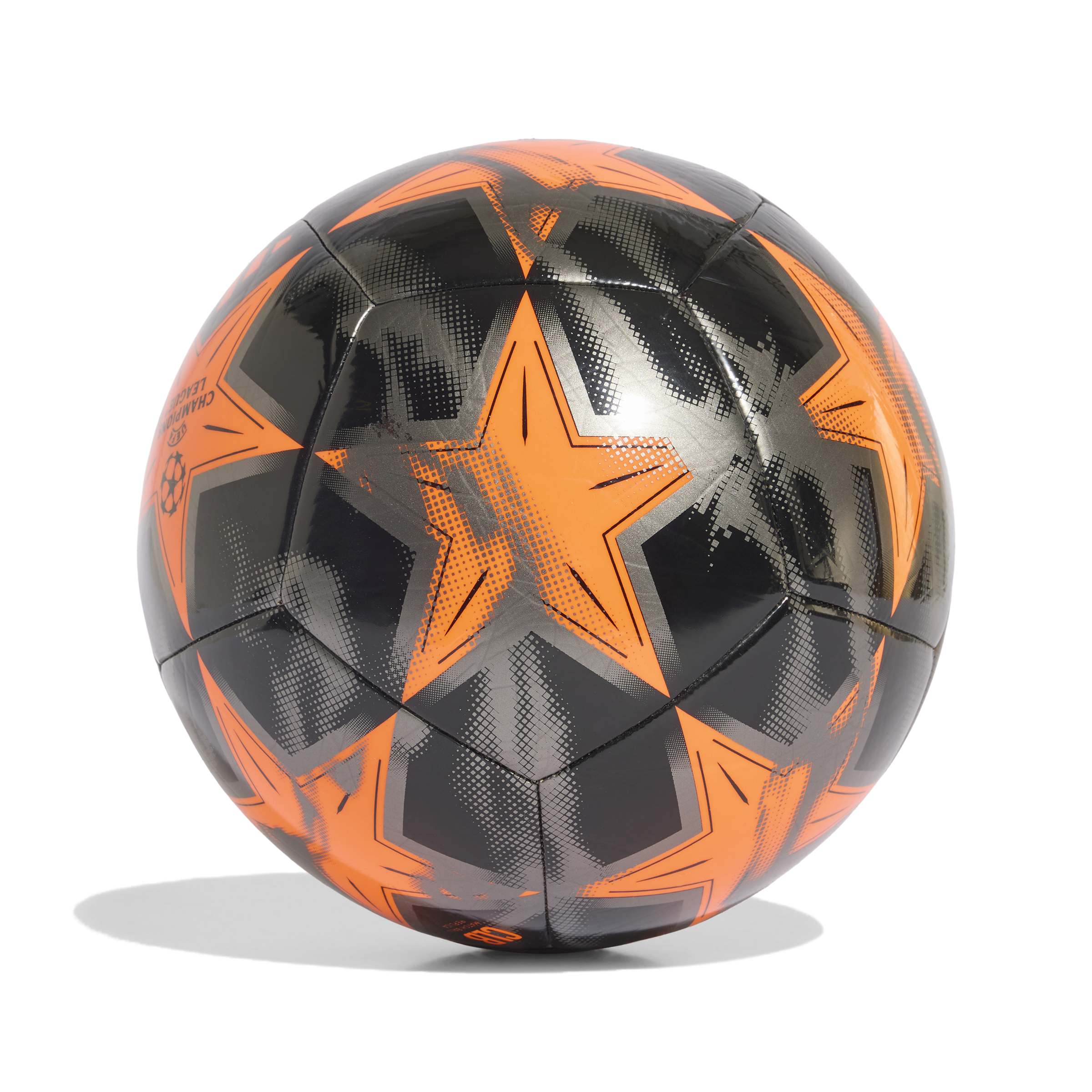 Adidas UEFA Champions League Club Voetbal Maat 5 2026-2027 Zilvergrijs Zwart Oranje Adidas UEFA Champions League Club Voetbal Maat 5 2026-2027 Zilvergrijs Zwart Oranje - Afbeelding 2