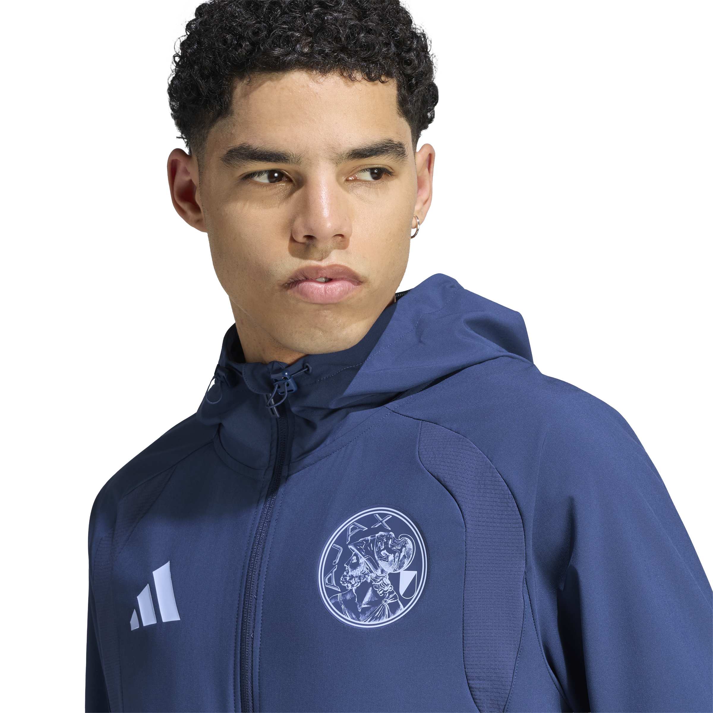 Adidas Ajax Tiro Travel Trainingsjack 2026-2027 Donkerblauw Lichtblauw Adidas Ajax Tiro Travel Trainingsjack 2026-2027 Donkerblauw Lichtblauw - Afbeelding 3