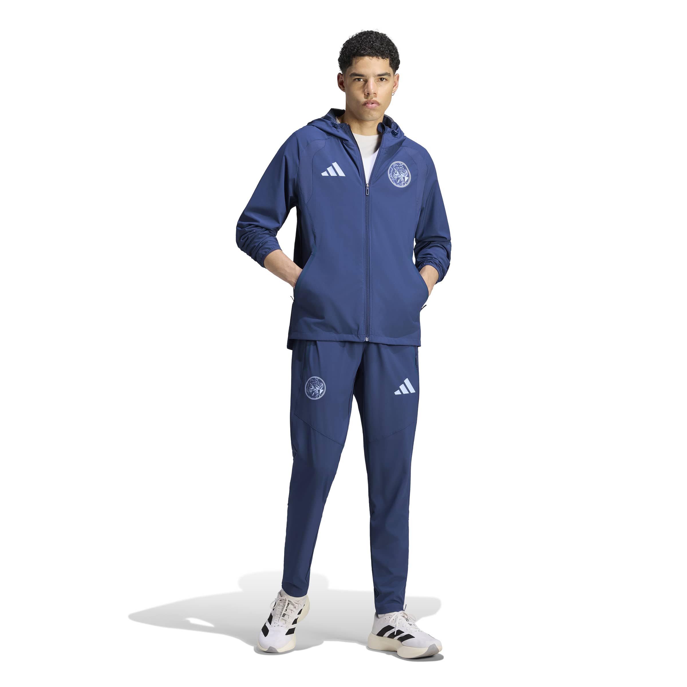 Adidas Ajax Tiro Travel Trainingsjack 2026-2027 Donkerblauw Lichtblauw Adidas Ajax Tiro Travel Trainingsjack 2026-2027 Donkerblauw Lichtblauw - Afbeelding 5