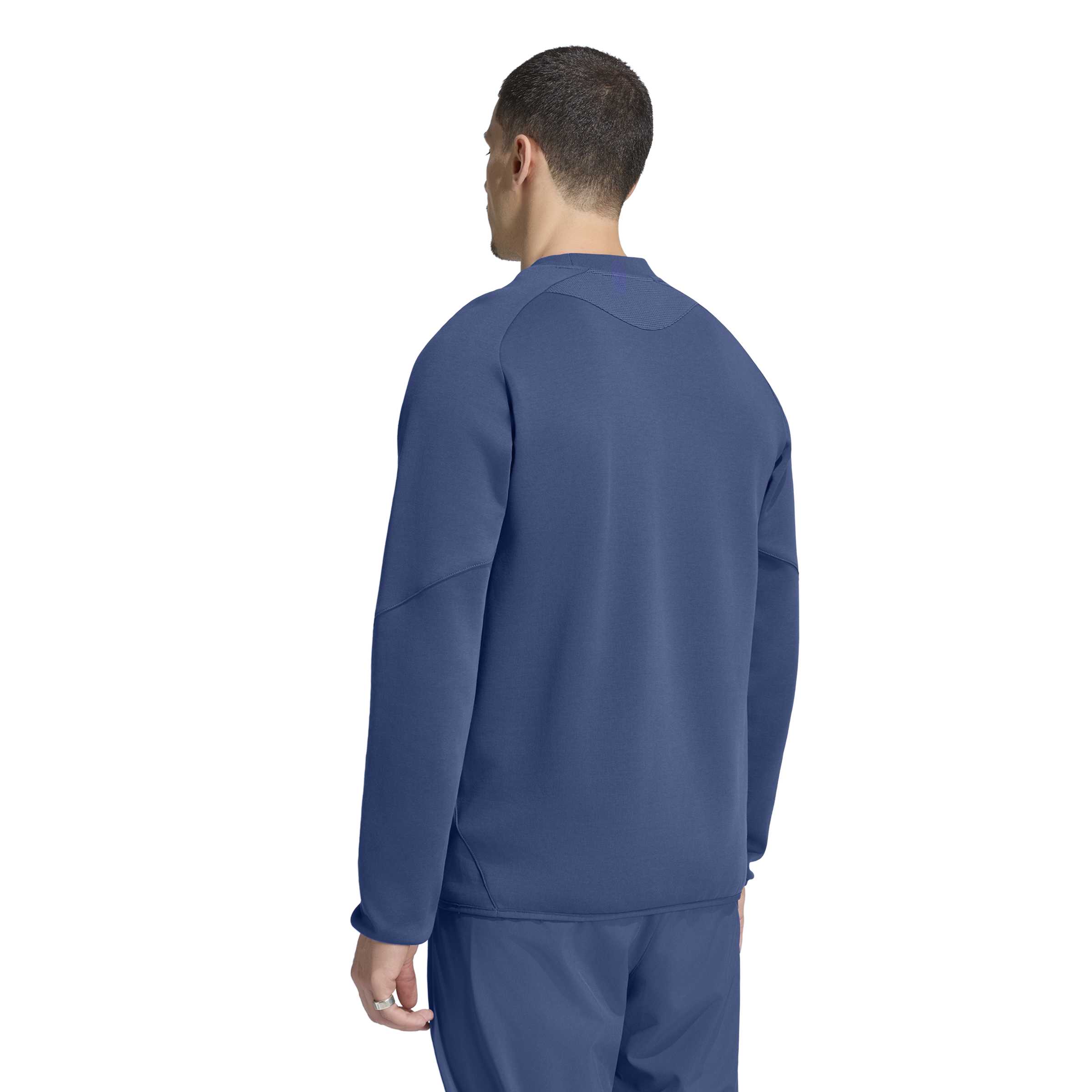 Adidas Ajax Tiro Travel Crew Sweater 2026-2027 Donkerblauw Lichtblauw Adidas Ajax Tiro Travel Crew Sweater 2026-2027 Donkerblauw Lichtblauw - Afbeelding 2