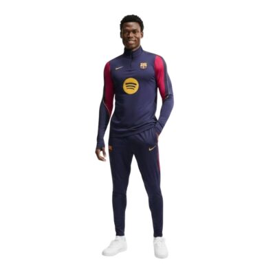 Nike FC Barcelona Strike Trainingspak 1/4-Zip 2026-2027 Donkerblauw Rood Geel