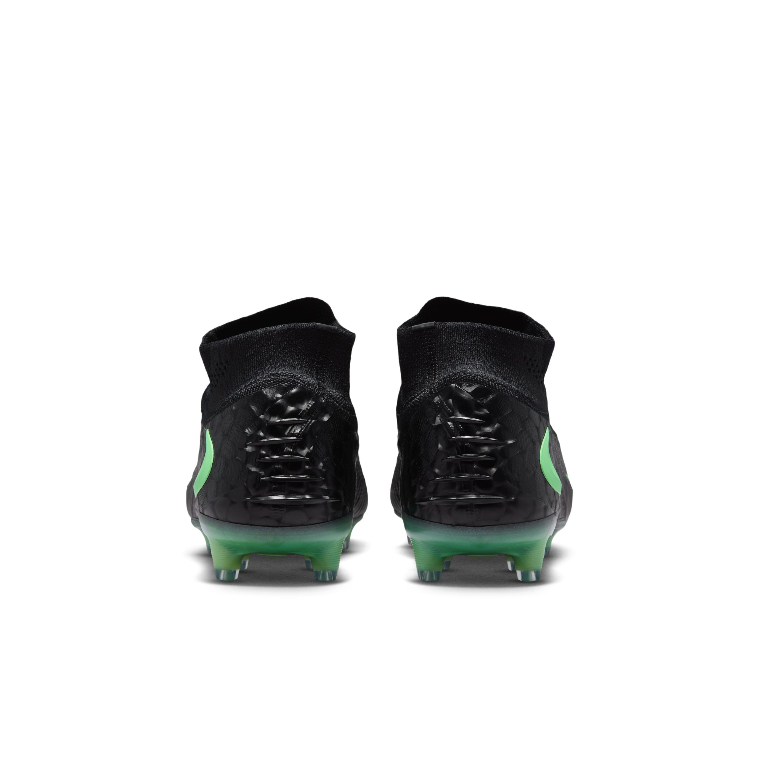 Nike Phantom 6 High Elite Kunstgras Voetbalschoenen (AG) Zwart Felgroen Nike Phantom 6 High Elite Kunstgras Voetbalschoenen (AG) Zwart Felgroen - Afbeelding 6