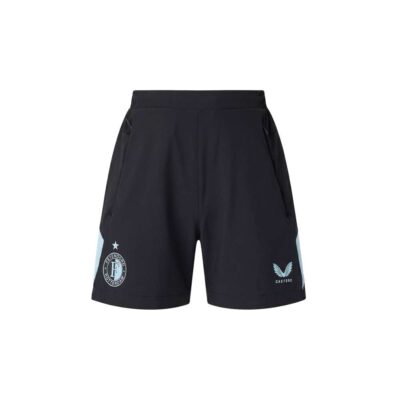 Castore Feyenoord Trainingsbroekje 2026-2027 Kids Zwart Lichtblauw