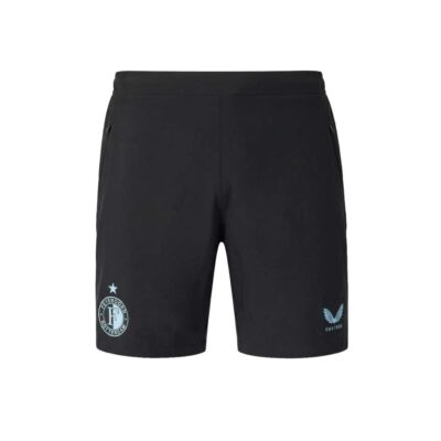 Castore Feyenoord Trainingsbroekje 2026-2027 Zwart Lichtblauw