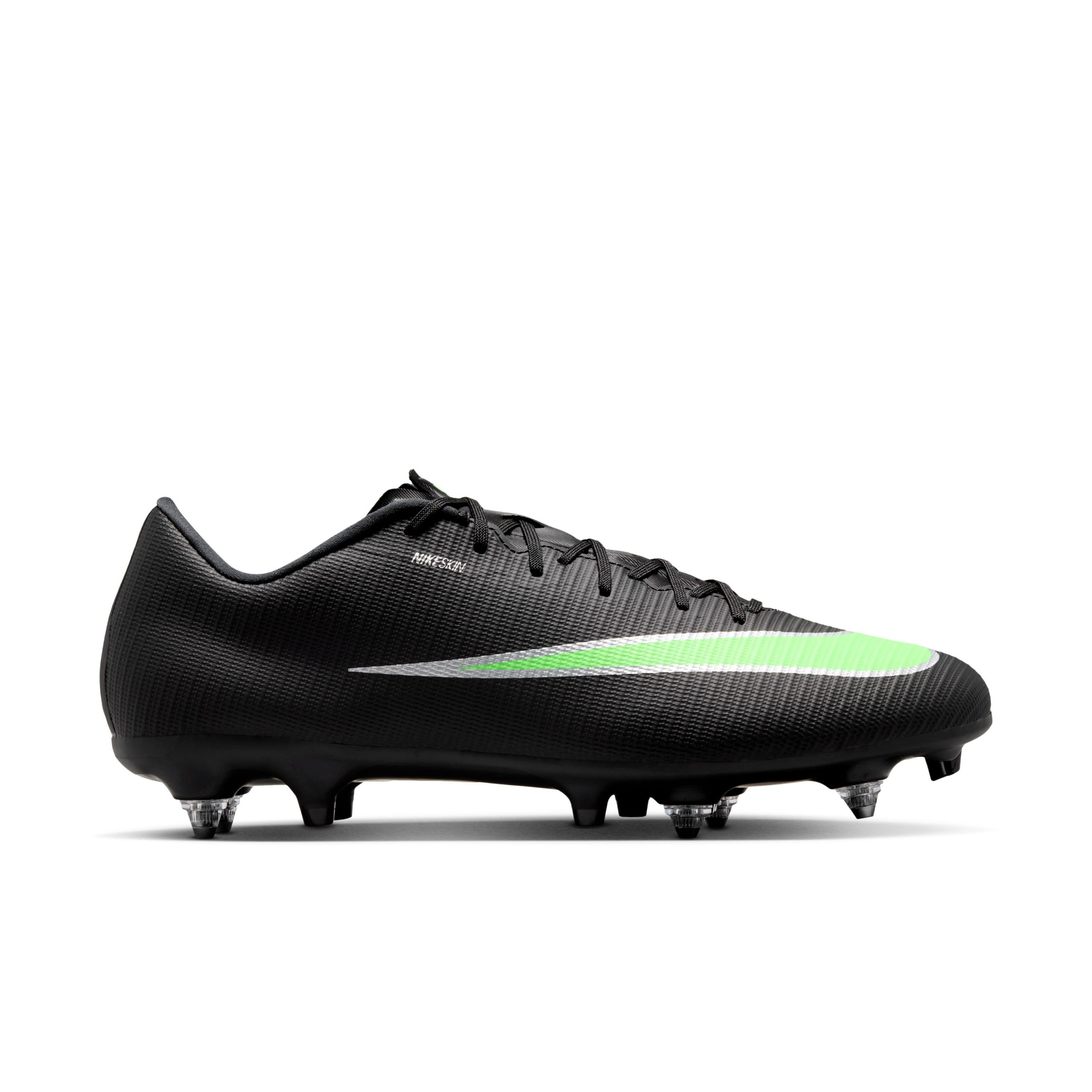 Nike Mercurial Vapor 17 Academy IJzeren-Nop Voetbalschoenen (SG) Anti-Clog Zwart Felgroen Zilvergrijs Nike Mercurial Vapor 17 Academy IJzeren-Nop Voetbalschoenen (SG) Anti-Clog Zwart Felgroen Zilvergrijs - Afbeelding 2