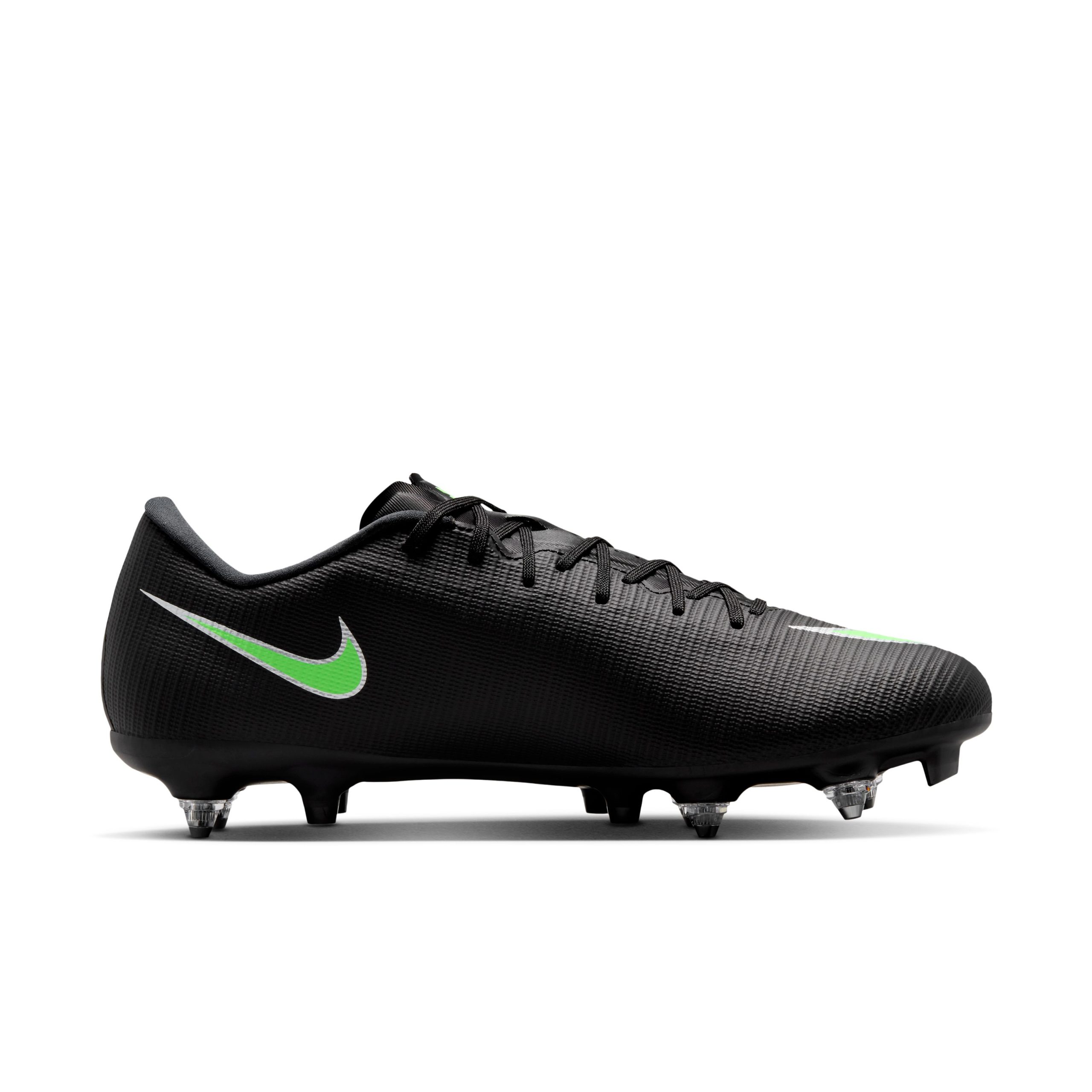 Nike Mercurial Vapor 17 Academy IJzeren-Nop Voetbalschoenen (SG) Anti-Clog Zwart Felgroen Zilvergrijs Nike Mercurial Vapor 17 Academy IJzeren-Nop Voetbalschoenen (SG) Anti-Clog Zwart Felgroen Zilvergrijs - Afbeelding 3