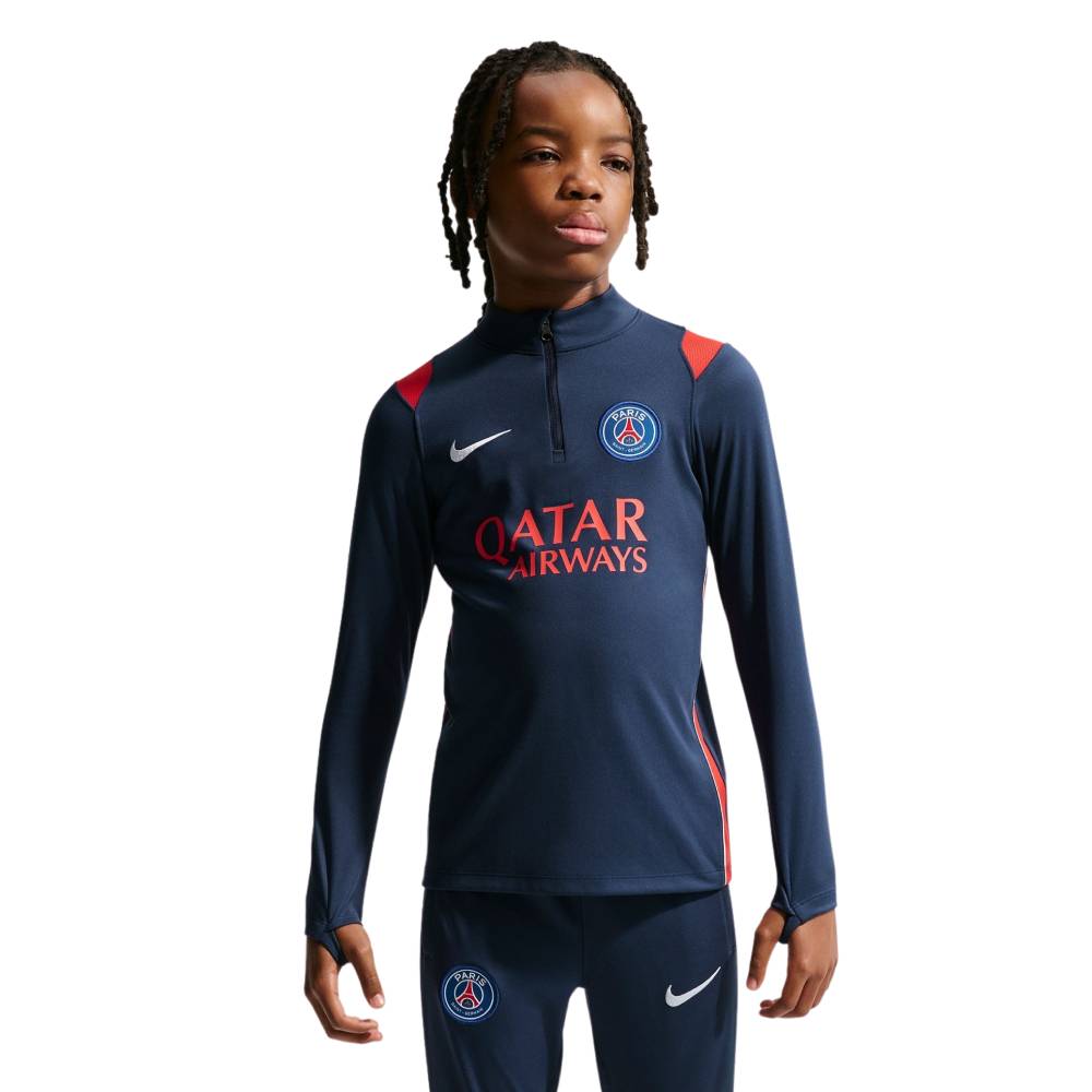Nike Paris Saint-Germain Academy Pro Trainingspak 1/4-Zip 2026-2027 Kids Donkerblauw Rood Wit Nike Paris Saint-Germain Academy Pro Trainingspak 1/4-Zip 2026-2027 Kids Donkerblauw Rood Wit - Afbeelding 2