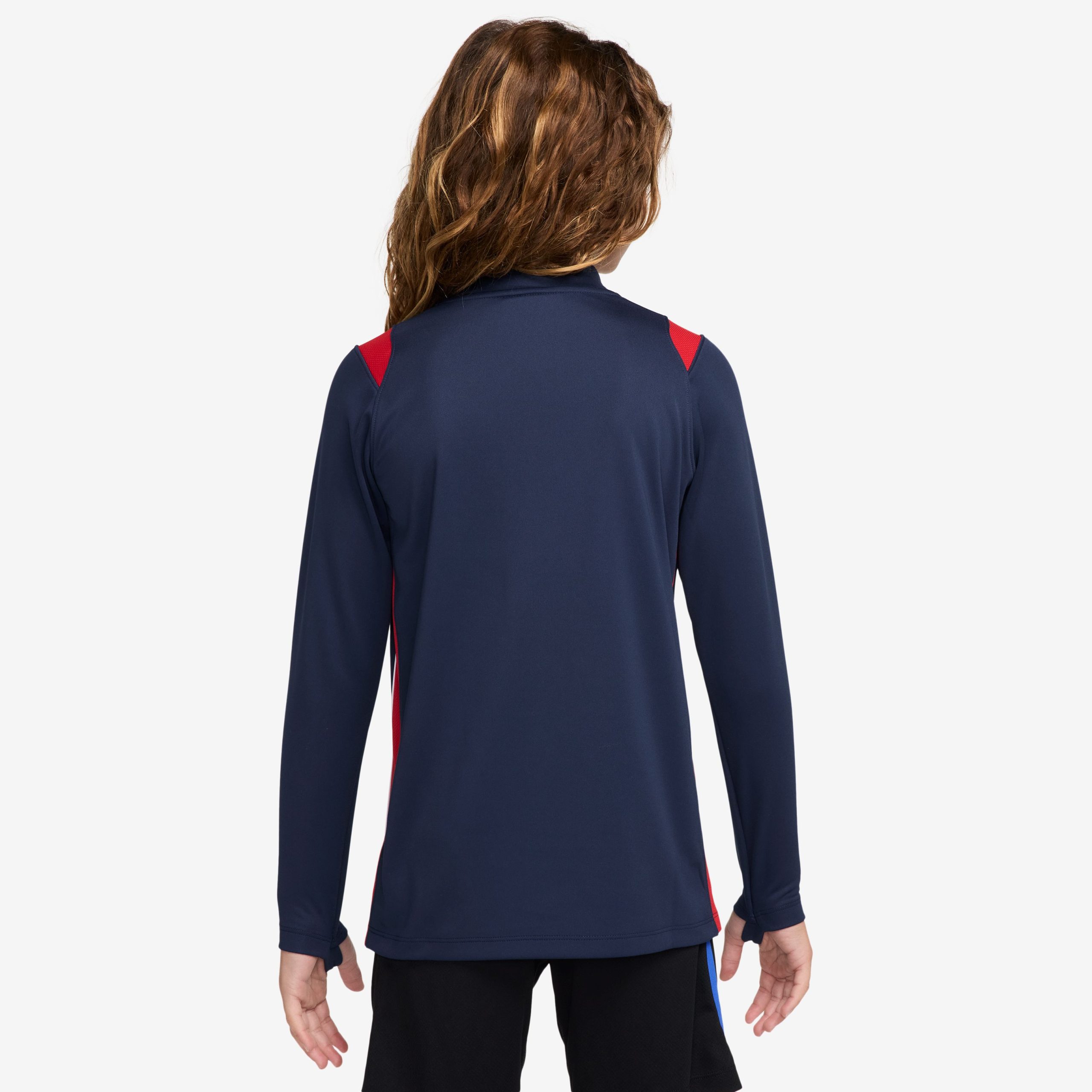 Nike Paris Saint-Germain Academy Pro Trainingspak 1/4-Zip 2026-2027 Kids Donkerblauw Rood Wit Nike Paris Saint-Germain Academy Pro Trainingspak 1/4-Zip 2026-2027 Kids Donkerblauw Rood Wit - Afbeelding 3