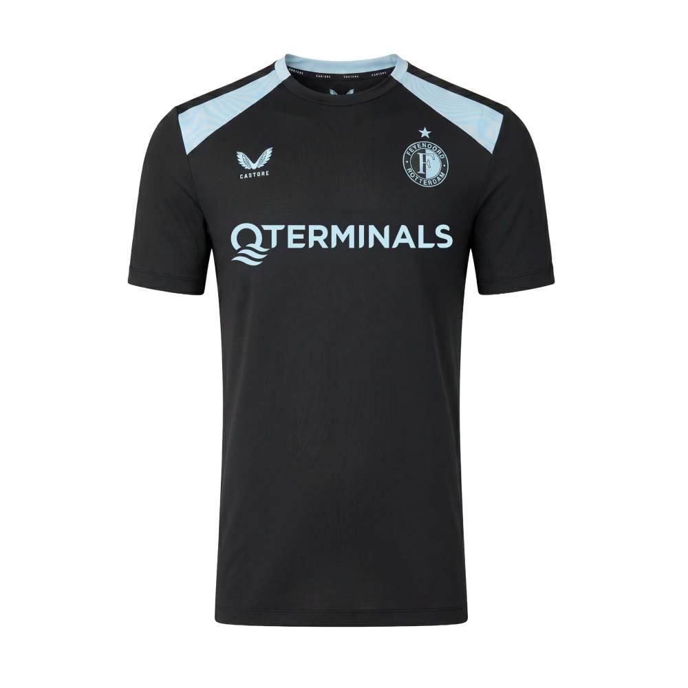 Castore Feyenoord Trainingsshirt 2026-2027 Zwart Lichtblauw Castore Feyenoord Trainingsset 2026-2027 Zwart Lichtblauw - foto 2