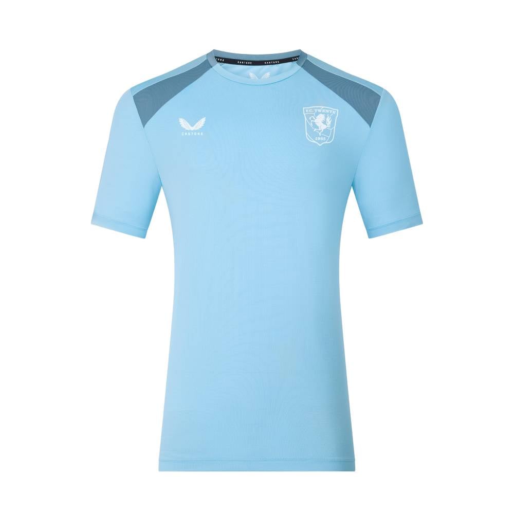Castore FC Twente Trainingsshirt 2026-2027 Lichtblauw Donkerblauw Castore FC Twente Trainingsshirt 2026-2027 Lichtblauw Donkerblauw