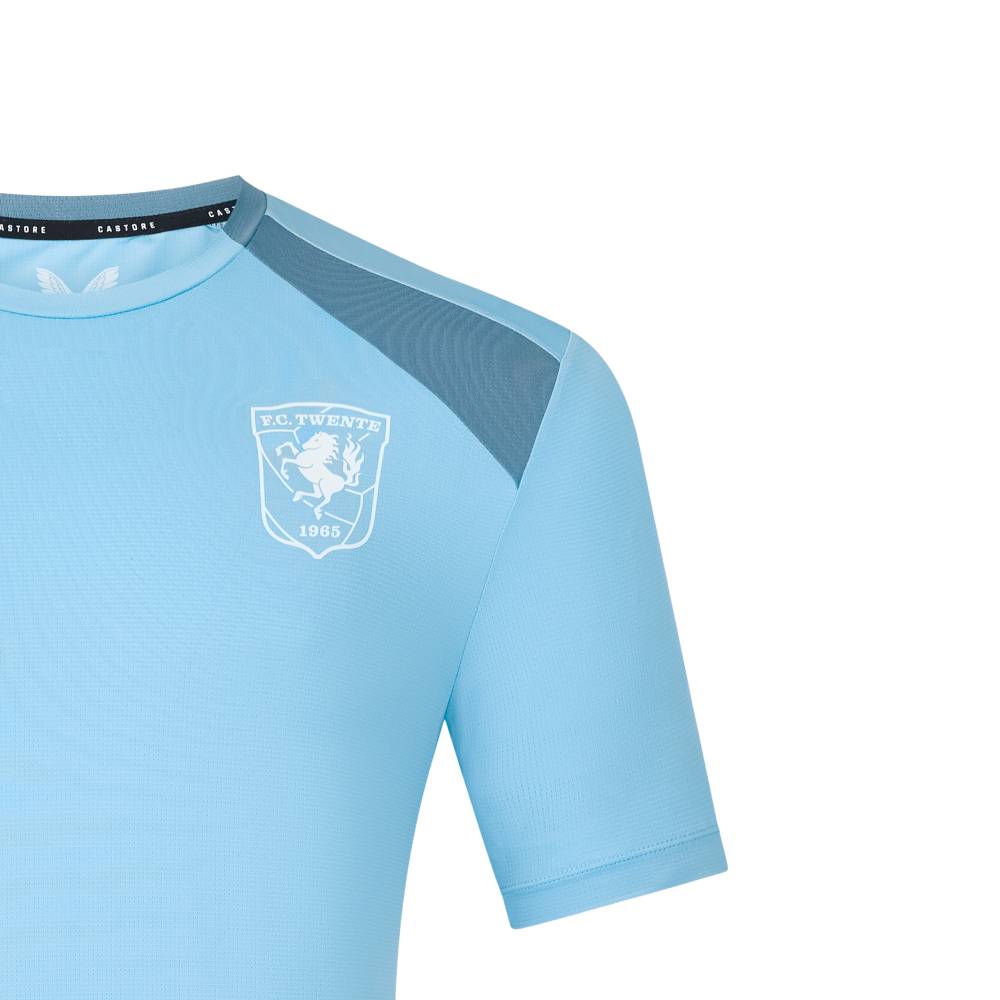 Castore FC Twente Trainingsshirt 2026-2027 Lichtblauw Donkerblauw Castore FC Twente Trainingsshirt 2026-2027 Lichtblauw Donkerblauw - Afbeelding 4