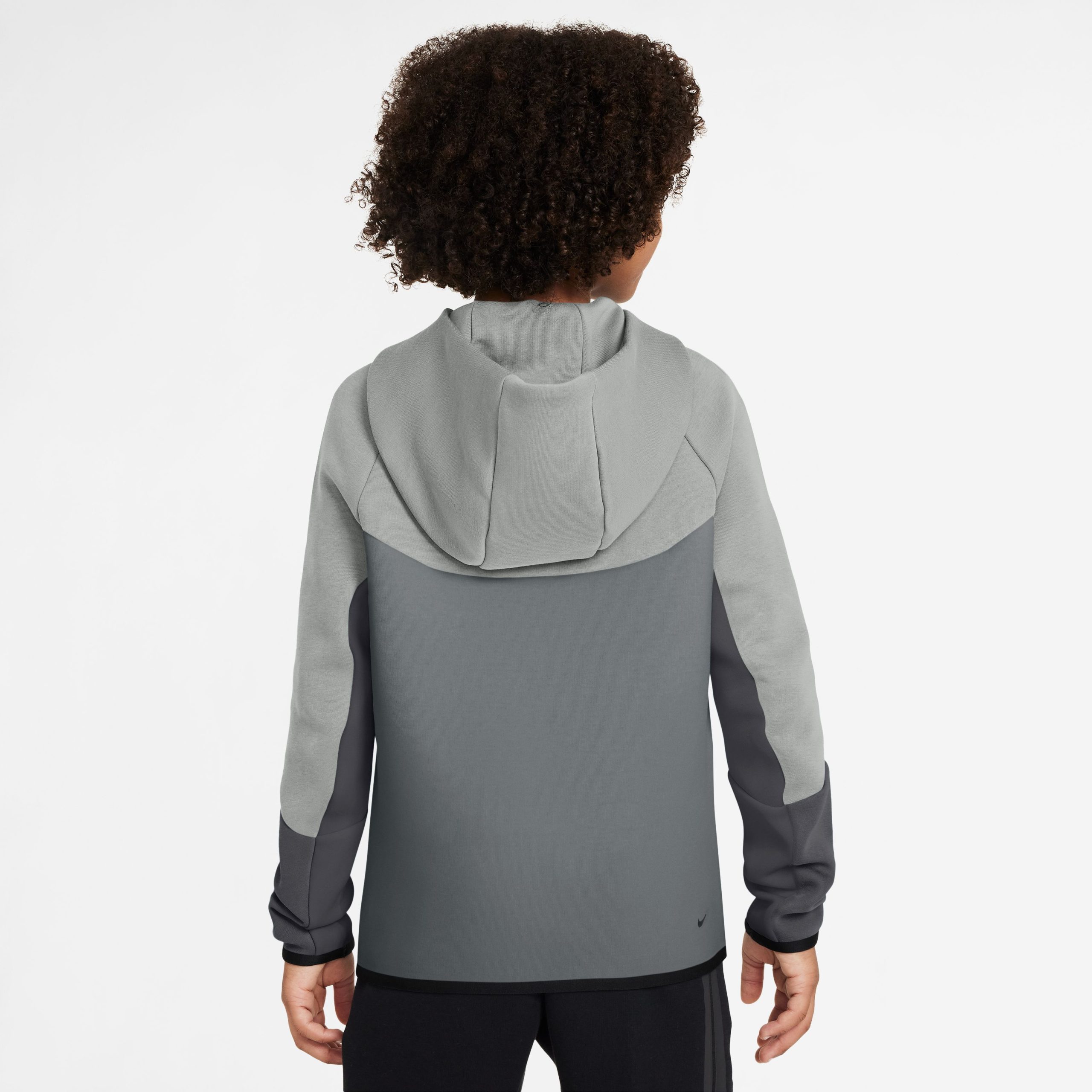 Nike Tech Fleece Sportswear Vest Kids Grijs Donkergrijs Zwart Blauw Nike Tech Fleece Sportswear Vest Kids Grijs Donkergrijs Zwart Blauw - Afbeelding 2