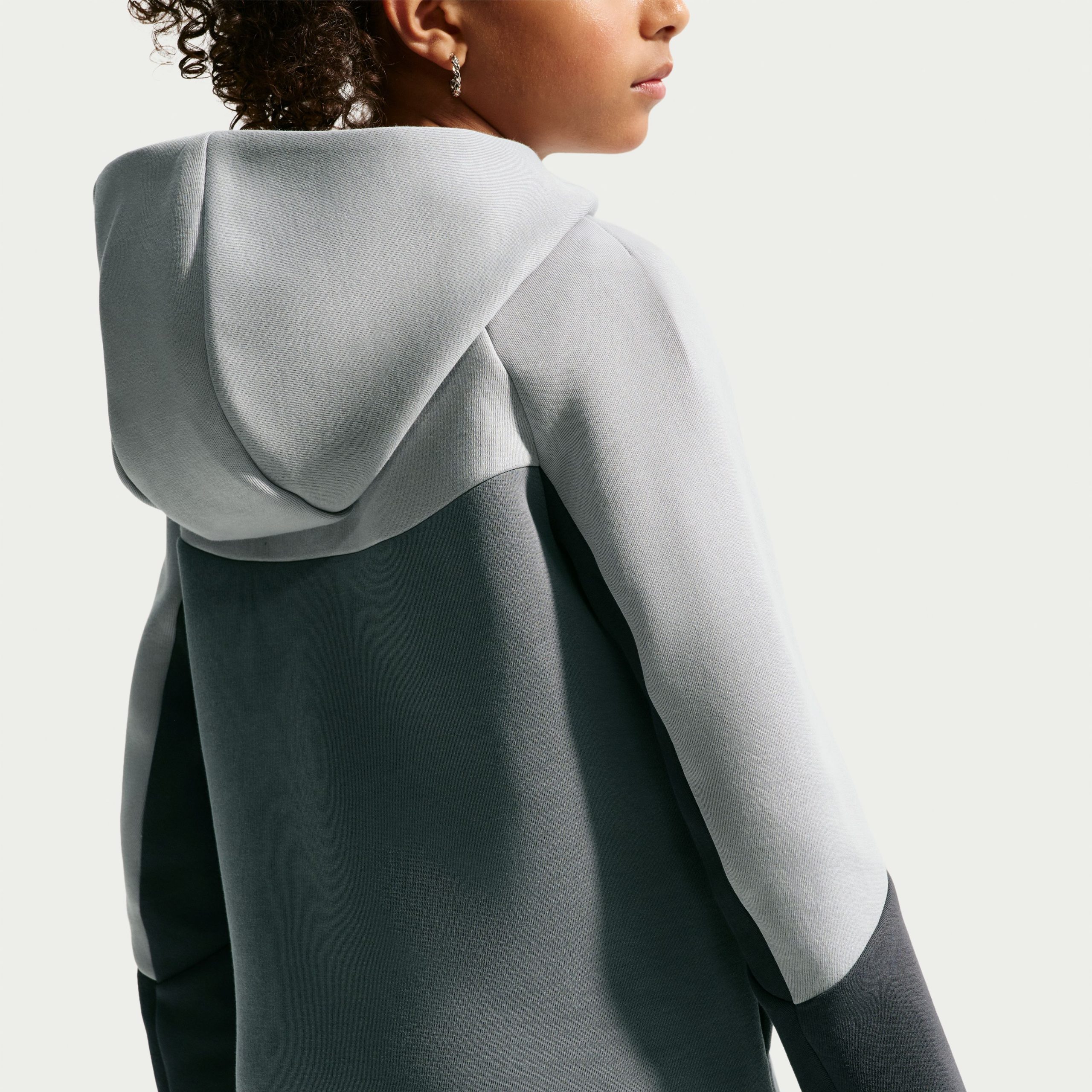Nike Tech Fleece Sportswear Vest Kids Grijs Donkergrijs Zwart Blauw Nike Tech Fleece Sportswear Vest Kids Grijs Donkergrijs Zwart Blauw - Afbeelding 5