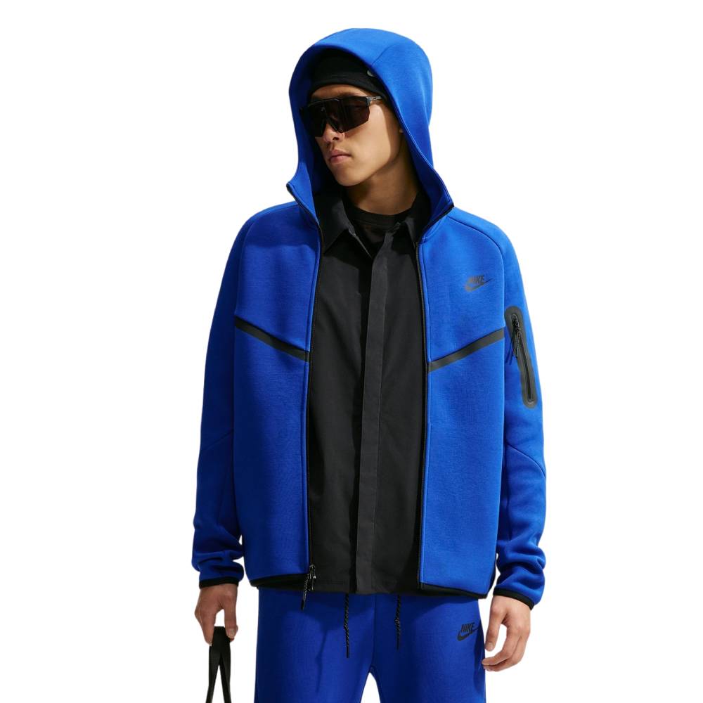 Nike Tech Fleece Sportswear Vest Felblauw Zwart Nike Tech Fleece Sportswear Vest Felblauw Zwart