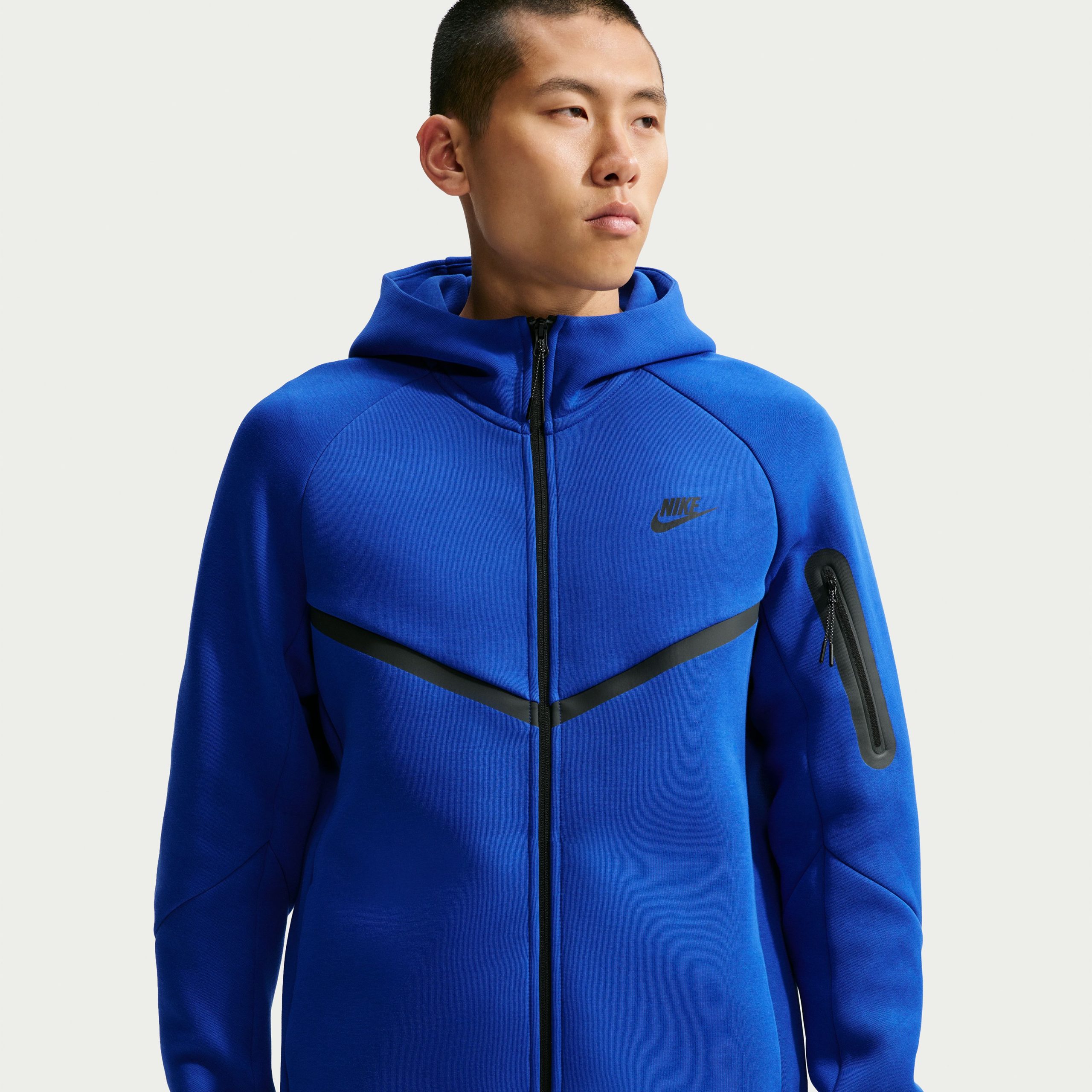 Nike Tech Fleece Sportswear Vest Felblauw Zwart Nike Tech Fleece Sportswear Vest Felblauw Zwart - Afbeelding 3