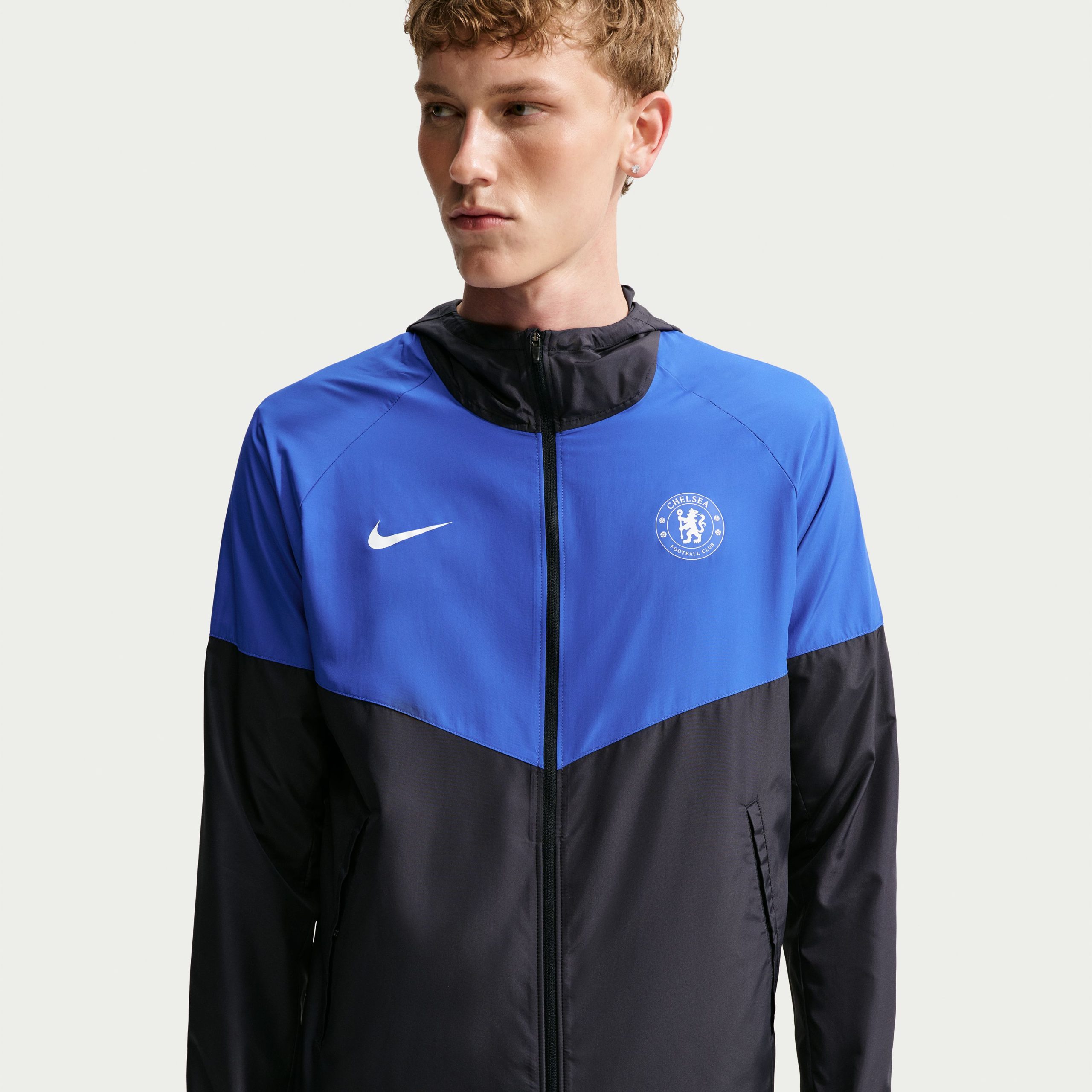 Nike Chelsea City Side Trainingsjack 2026-2027 Donkerblauw Wit Nike Chelsea City Side Trainingsjack 2026-2027 Donkerblauw Wit - foto 2
