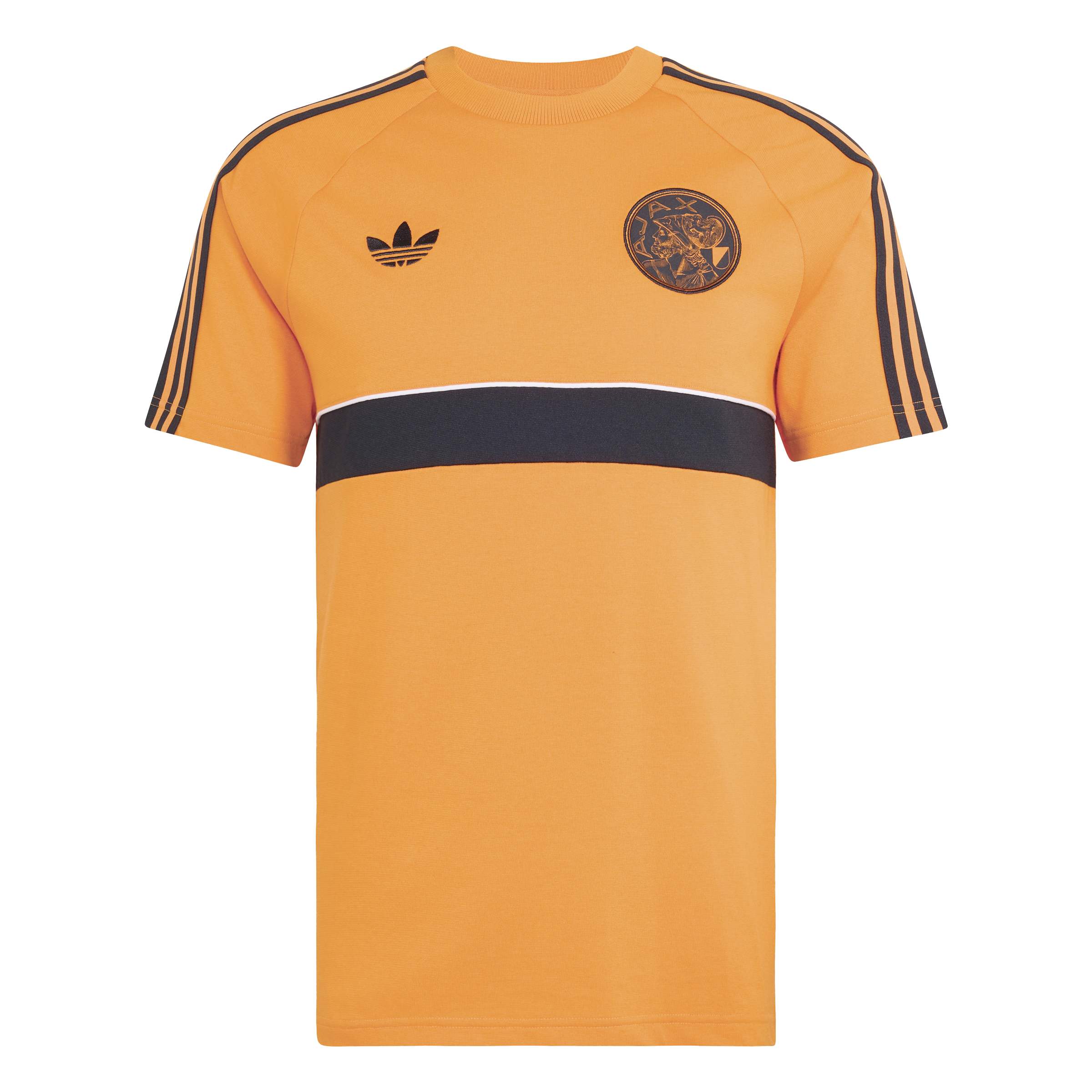 Adidas Ajax Originals T-Shirt Oranje Zwart Wit Adidas Ajax Originals T-Shirt Oranje Zwart Wit - Afbeelding 6