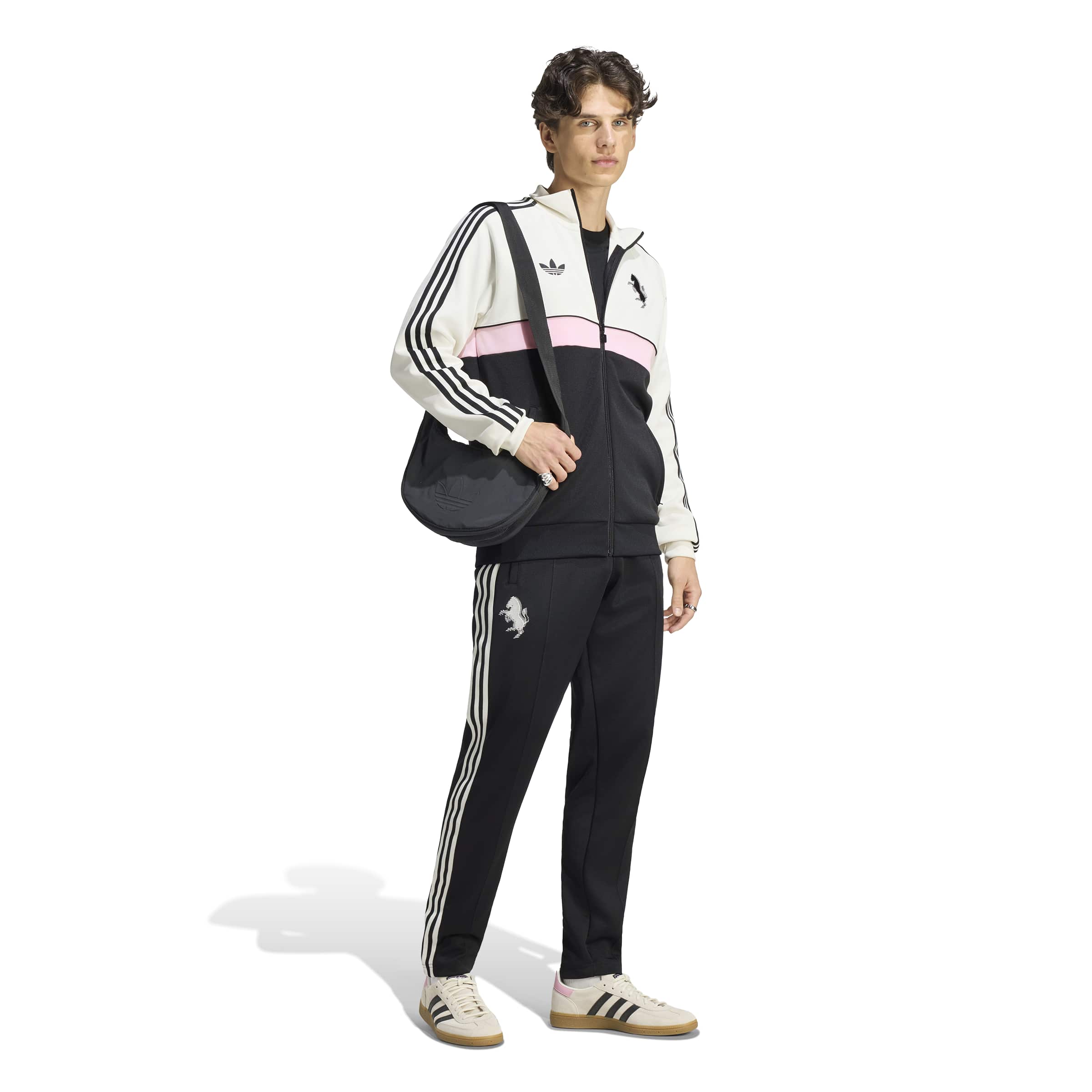 Adidas Juventus Originals Trainingspak Wit Zwart Roze Adidas Juventus Originals Trainingspak Wit Zwart Roze