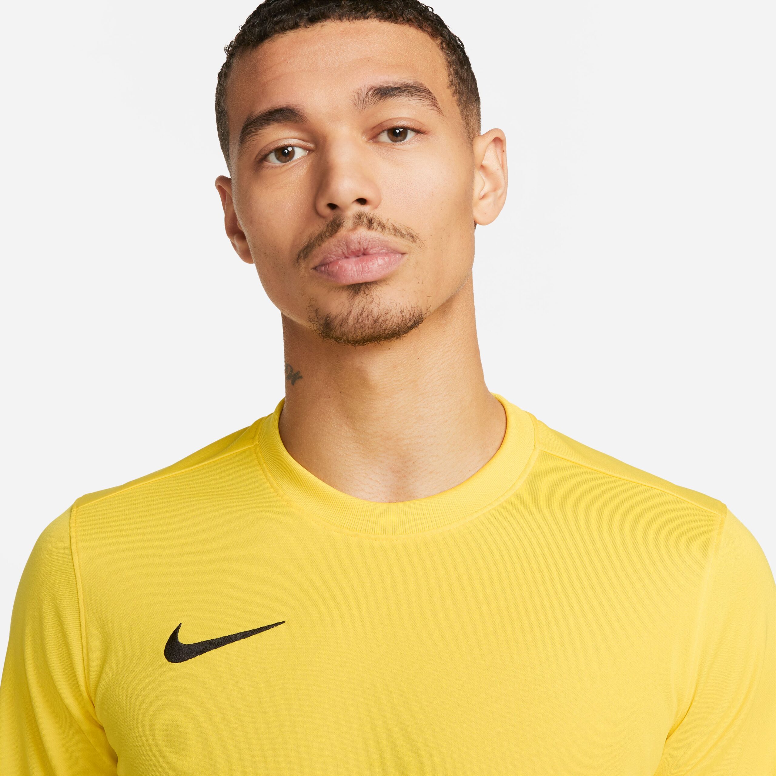 Nike DRY PARK VII Voetbalshirt Lange Mouwen Geel Zwart Nike DRY PARK VII Voetbalshirt Lange Mouwen Geel Zwart - Afbeelding 3