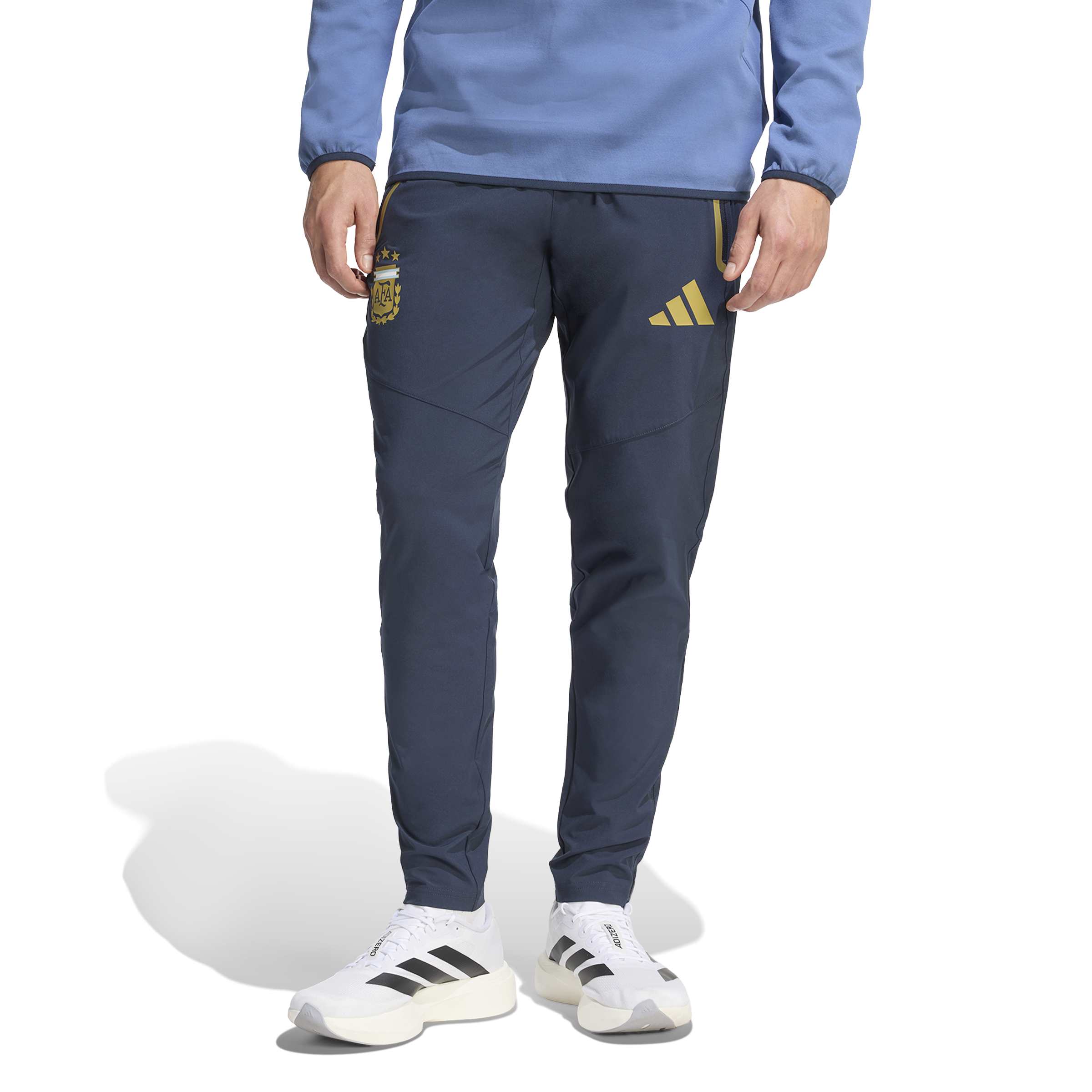 Adidas Argentinië Tiro Travel Trainingspak Full-Zip 2026-2028 Blauw Donkerblauw Goud Adidas Argentinië Tiro Travel Trainingspak Full-Zip 2026-2028 Blauw Donkerblauw Goud - Afbeelding 6