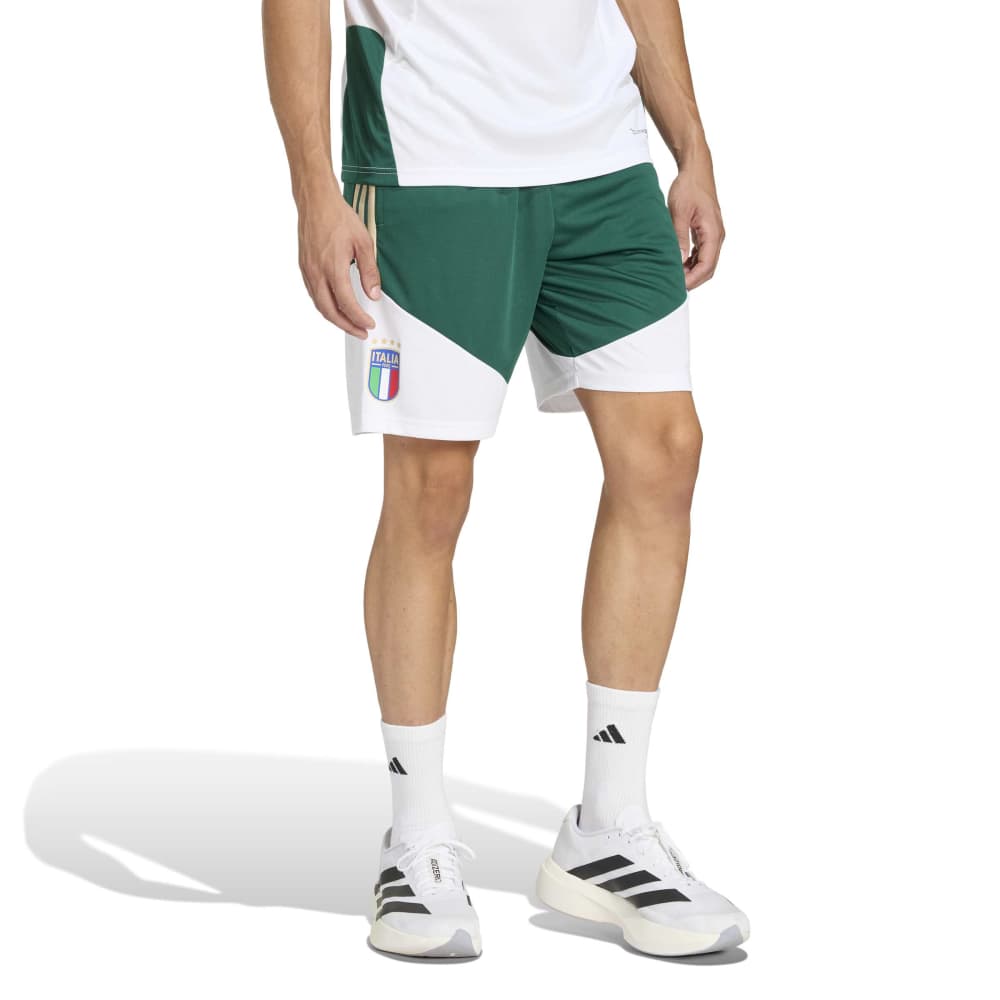 Adidas Italië Trainingsbroekje 2026-2028 Groen Wit Goud Adidas Italië Trainingsbroekje 2026-2028 Groen Wit Goud