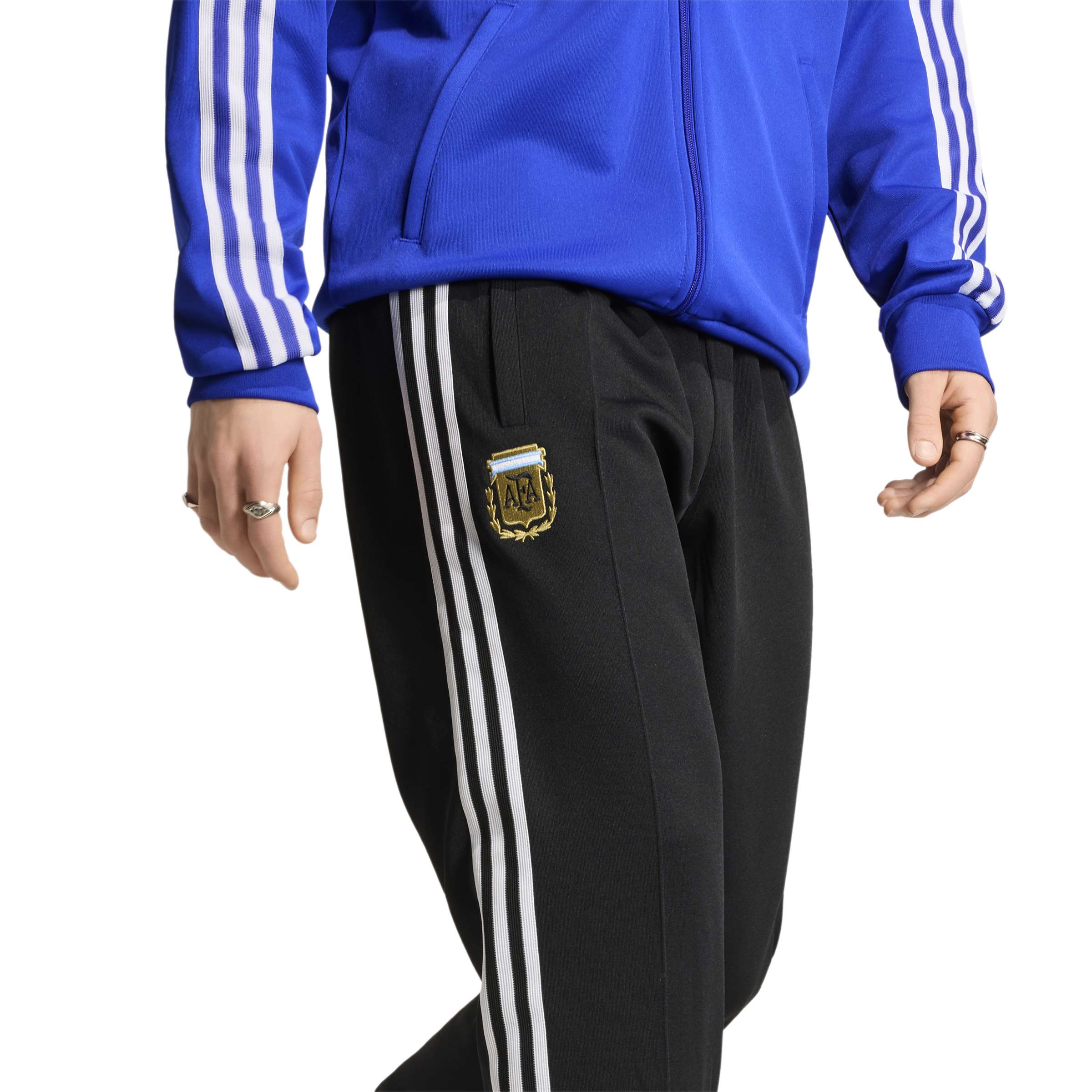 Adidas Argentinië Originals Trainingsbroek Zwart Wit Goud Adidas Argentinië Originals Trainingsbroek Zwart Wit Goud - Afbeelding 3