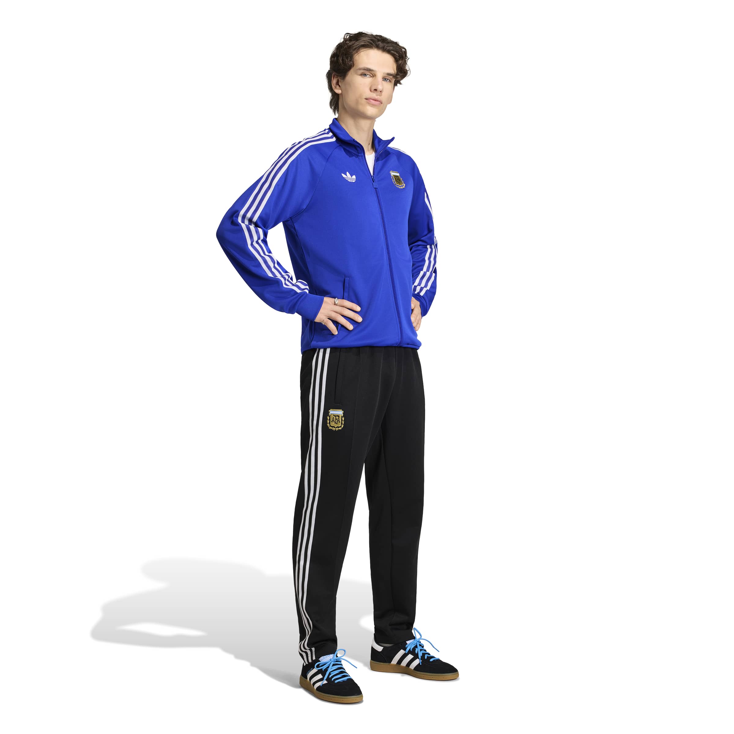 Adidas Argentinië Originals Trainingsbroek Zwart Wit Goud Adidas Argentinië Originals Trainingsbroek Zwart Wit Goud - Afbeelding 5