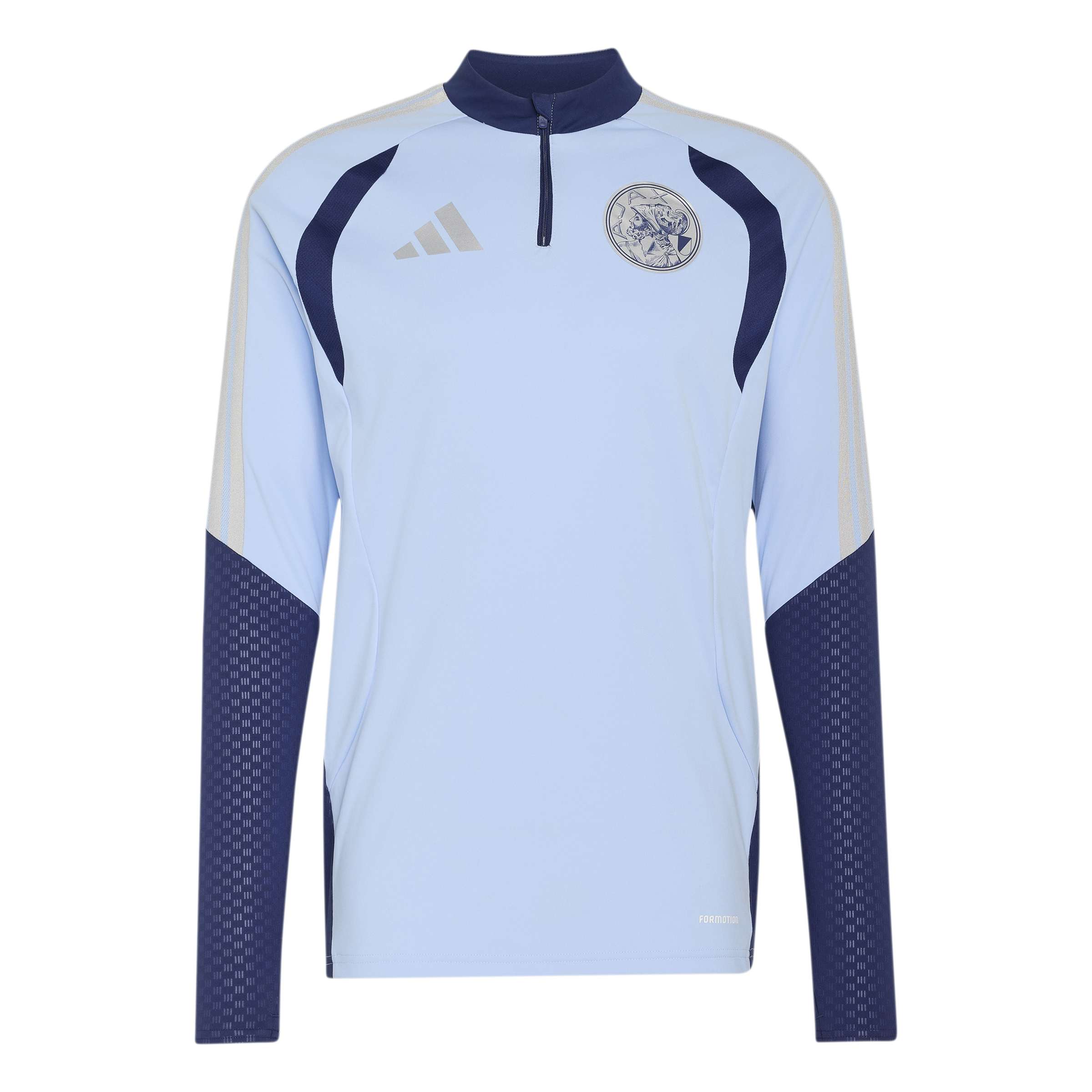Adidas Ajax Trainingspak 1/4-Zip 2026-2027 Lichtblauw Donkerblauw Adidas Ajax Trainingspak 1/4-Zip 2026-2027 Lichtblauw Donkerblauw - Afbeelding 6
