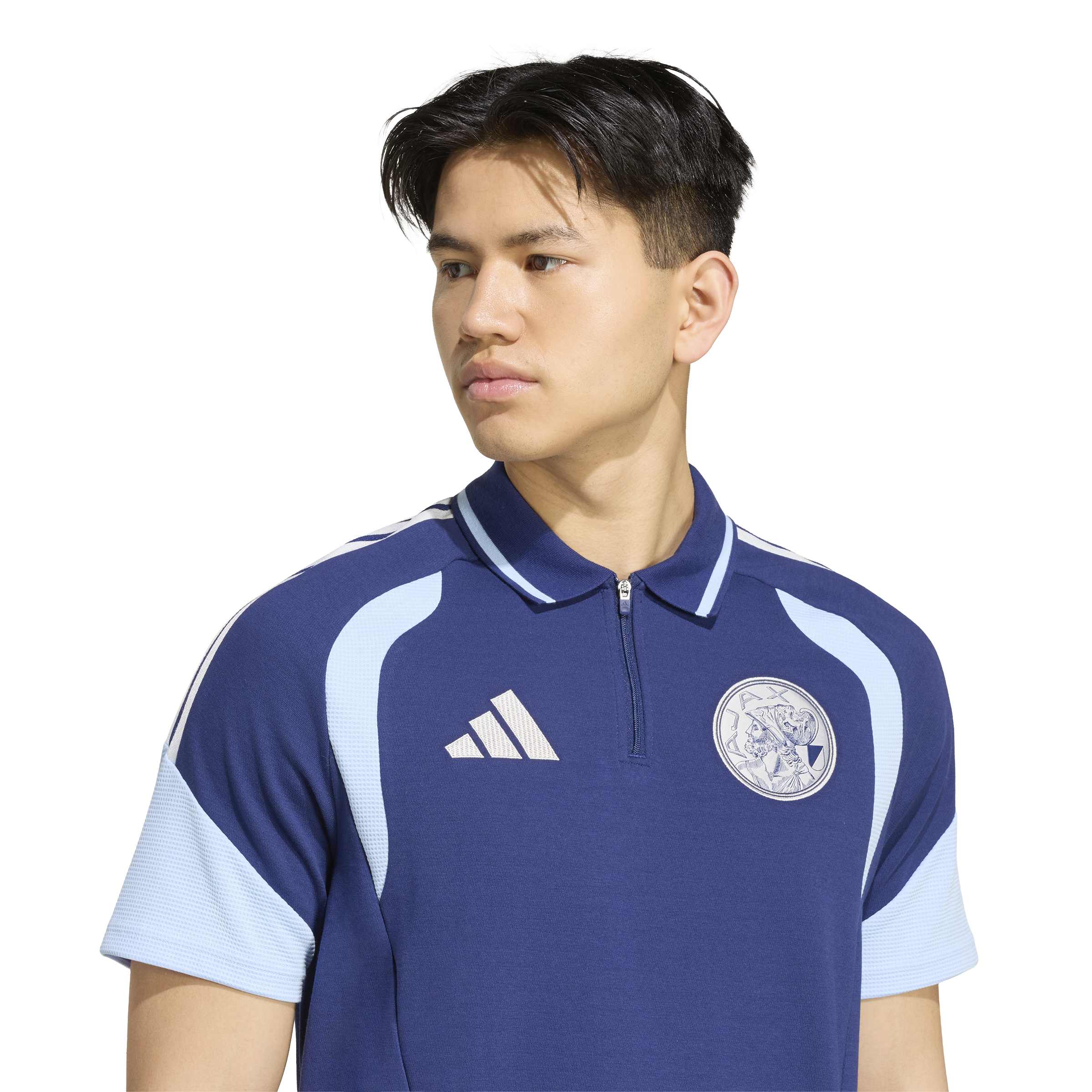 Adidas Ajax Zomerset 2026-2027 Donkerblauw Lichtblauw Adidas Ajax Zomerset 2026-2027 Donkerblauw Lichtblauw - Afbeelding 4