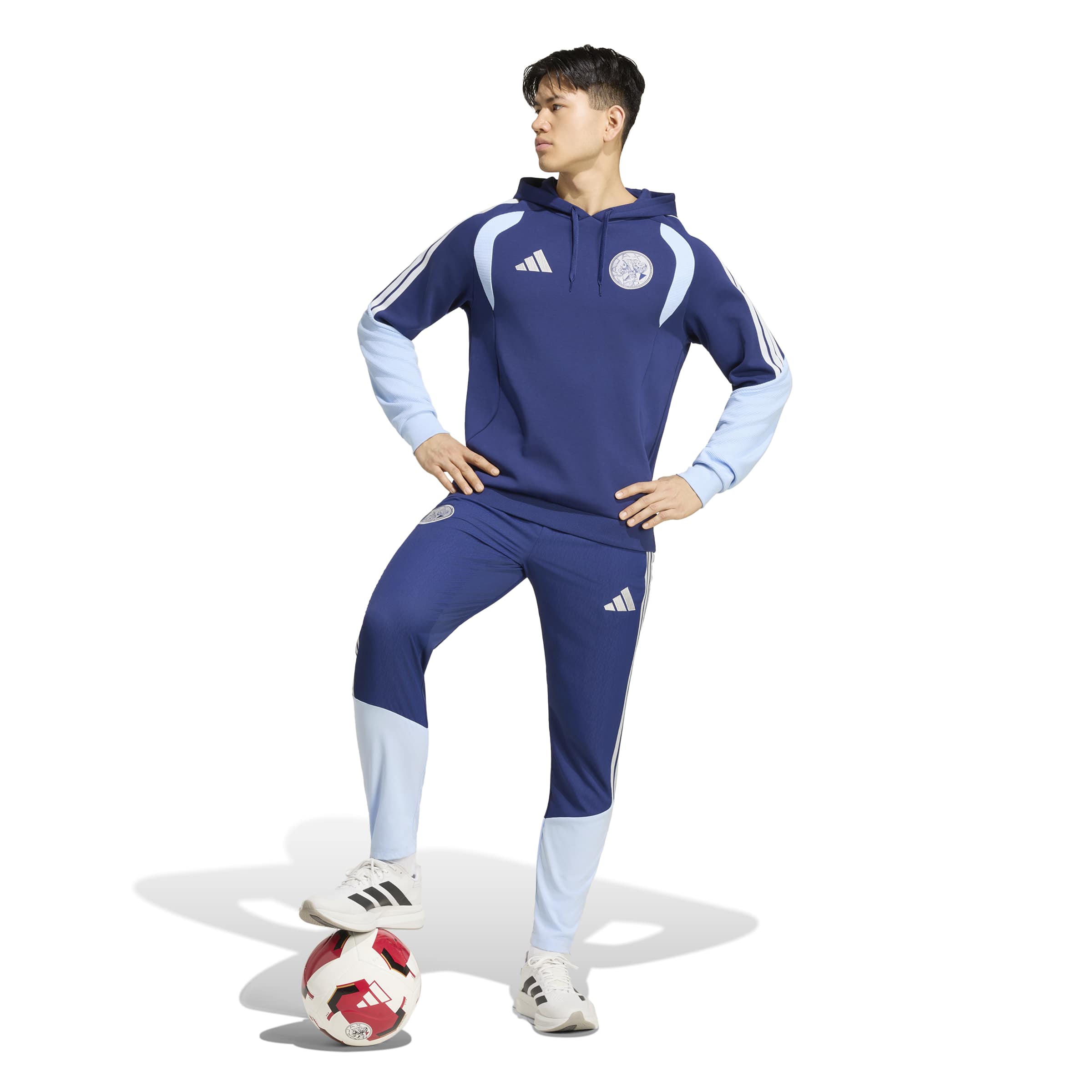 Adidas Ajax Hoodie 2026-2027 Donkerblauw Lichtblauw Adidas Ajax Hoodie 2026-2027 Donkerblauw Lichtblauw - Afbeelding 5