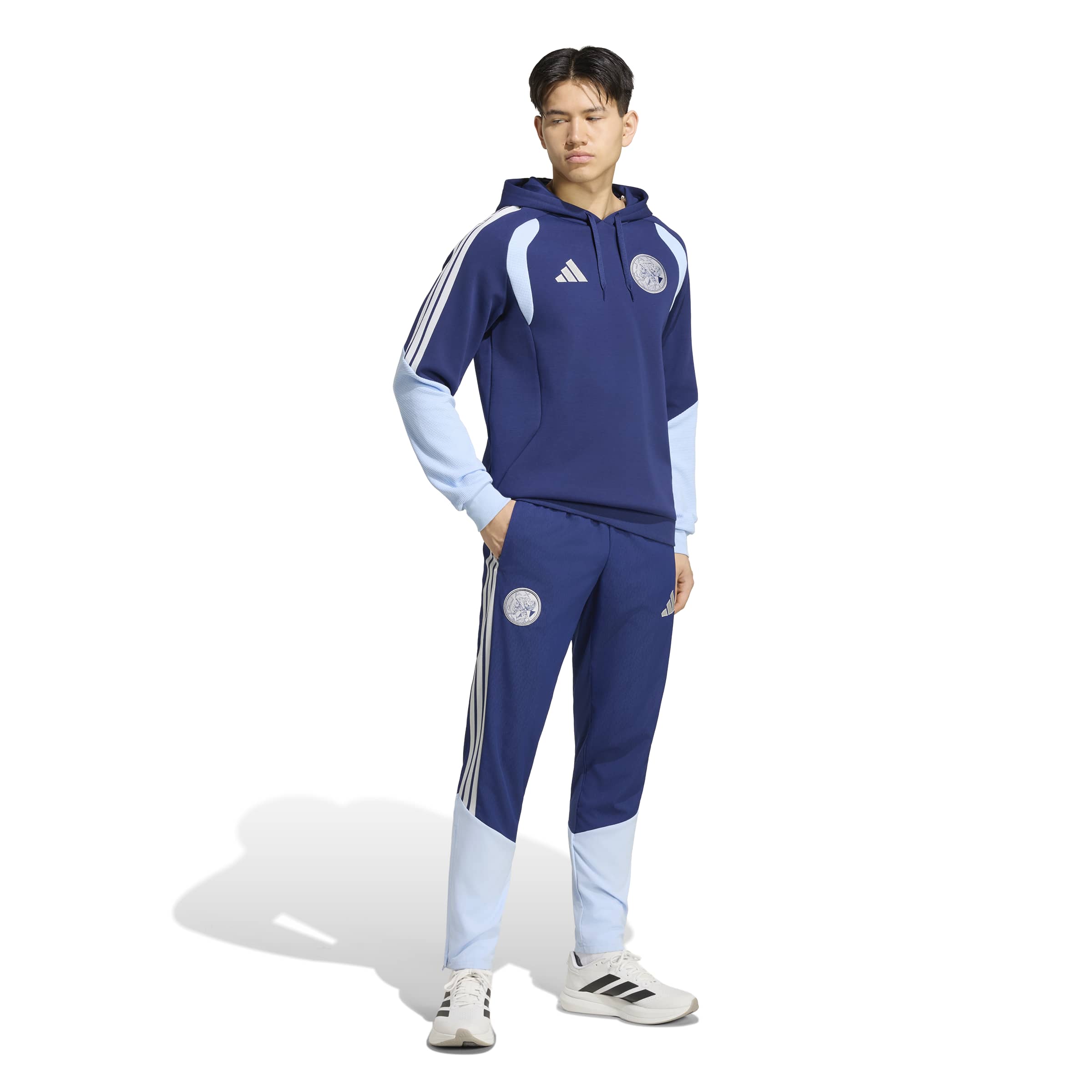 Adidas Ajax Hoodie 2026-2027 Donkerblauw Lichtblauw Adidas Ajax Hoodie 2026-2027 Donkerblauw Lichtblauw - Afbeelding 6