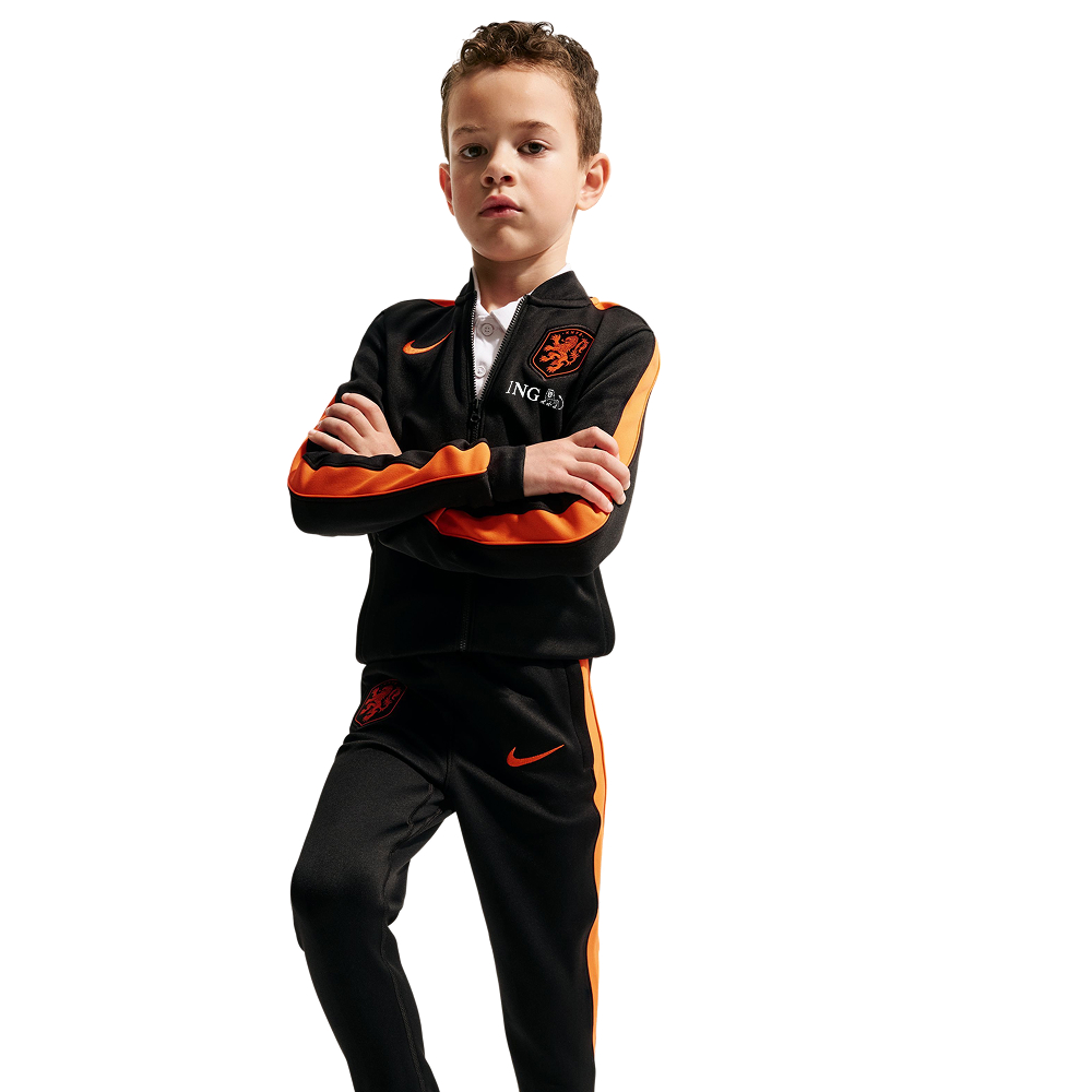 Nike Nederland Strike Trainingspak Full-Zip 2026-2028 Kleuters Zwart Oranje Nike Nederland Strike Trainingspak Full-Zip 2026-2028 Kleuters Zwart Oranje - foto 2