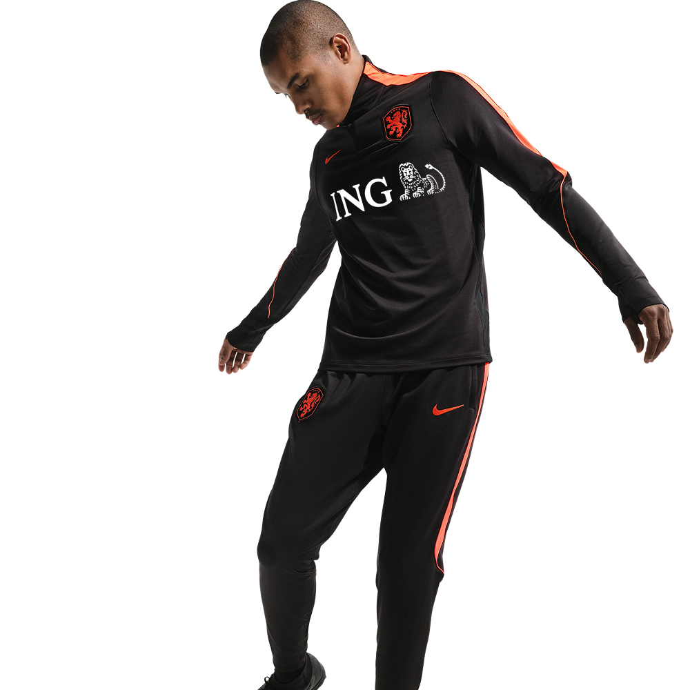Nike Nederland Strike Trainingsbroek 2026-2028 Zwart Oranje Nike Nederland Strike Trainingsbroek 2026-2028 Zwart Oranje - foto 4