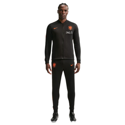Nike Nederland Strike Trainingspak Full-Zip 2026-2028 Zwart Oranje