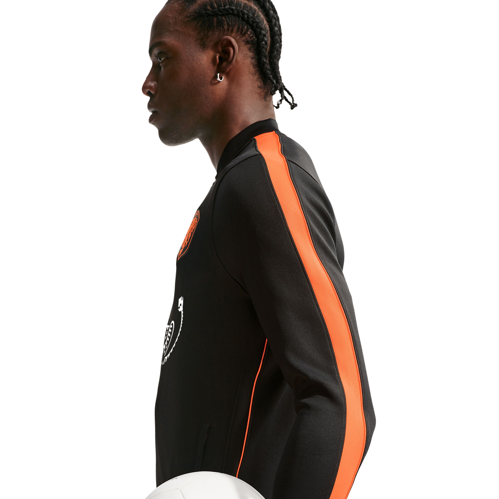 Nike Nederland Strike Trainingspak Full-Zip 2026-2028 Zwart Oranje Nike Nederland Strike Trainingspak Full-Zip 2026-2028 Zwart Oranje - foto 5