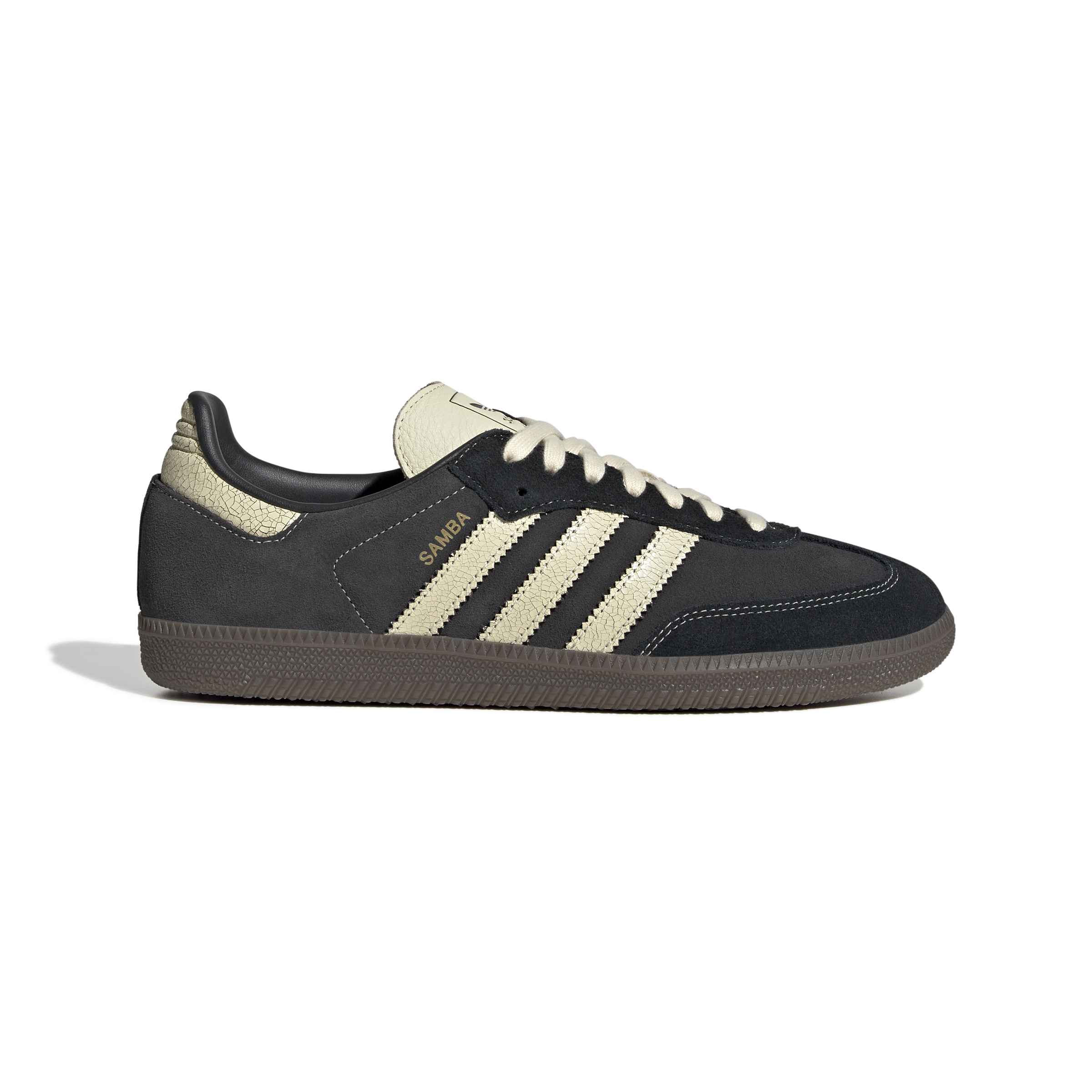 Adidas Samba OG Sneakers Donkergrijs Donkergroen Beige Adidas Samba OG Sneakers Donkergrijs Donkergroen Beige