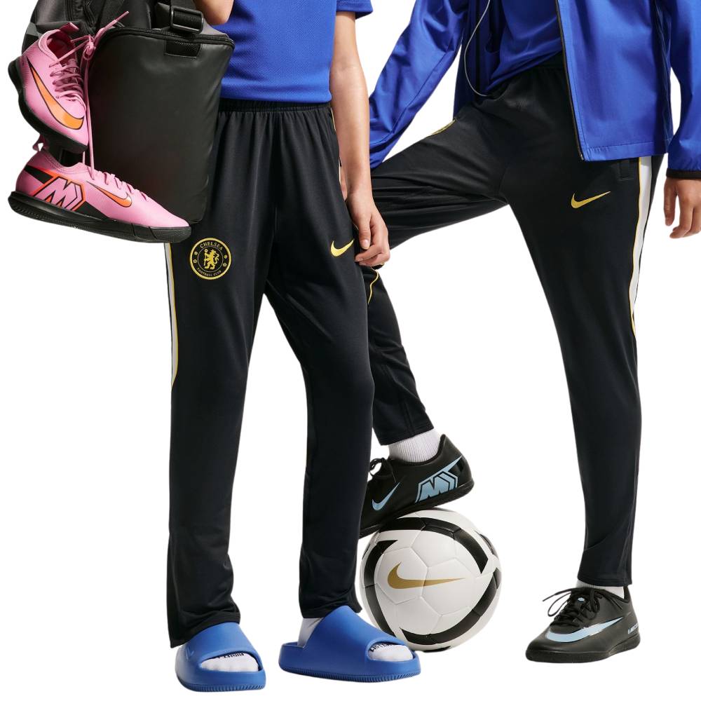 Nike Chelsea Strike Trainingsbroek 2026-2027 Kids Donkerblauw Wit Goudgeel Nike Chelsea Strike Trainingsbroek 2026-2027 Kids Donkerblauw Wit Goudgeel - foto 5